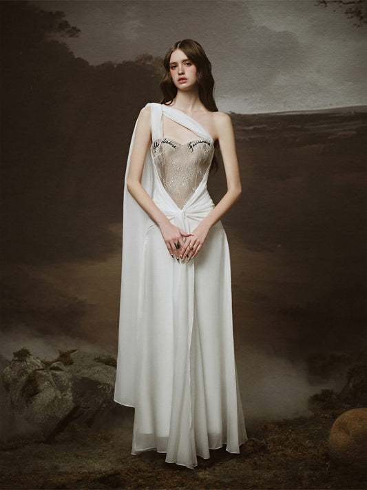 LINH PHUNG White Venusa Maxi Dress