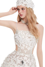 BY JENNY White Ballet Mini Dress