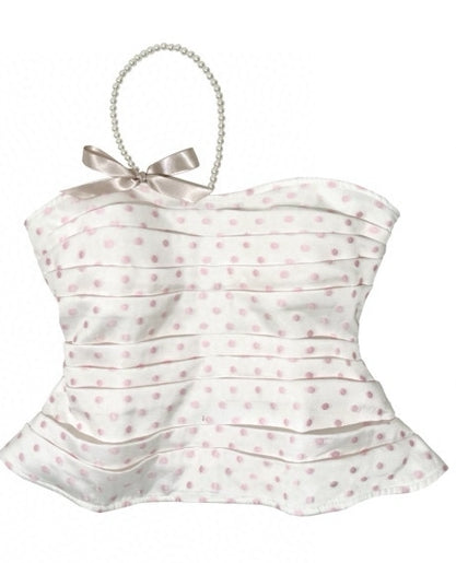 Kirakira M Pink Polka Dot Top & Low Waisted Wrap Hip Half Skirt