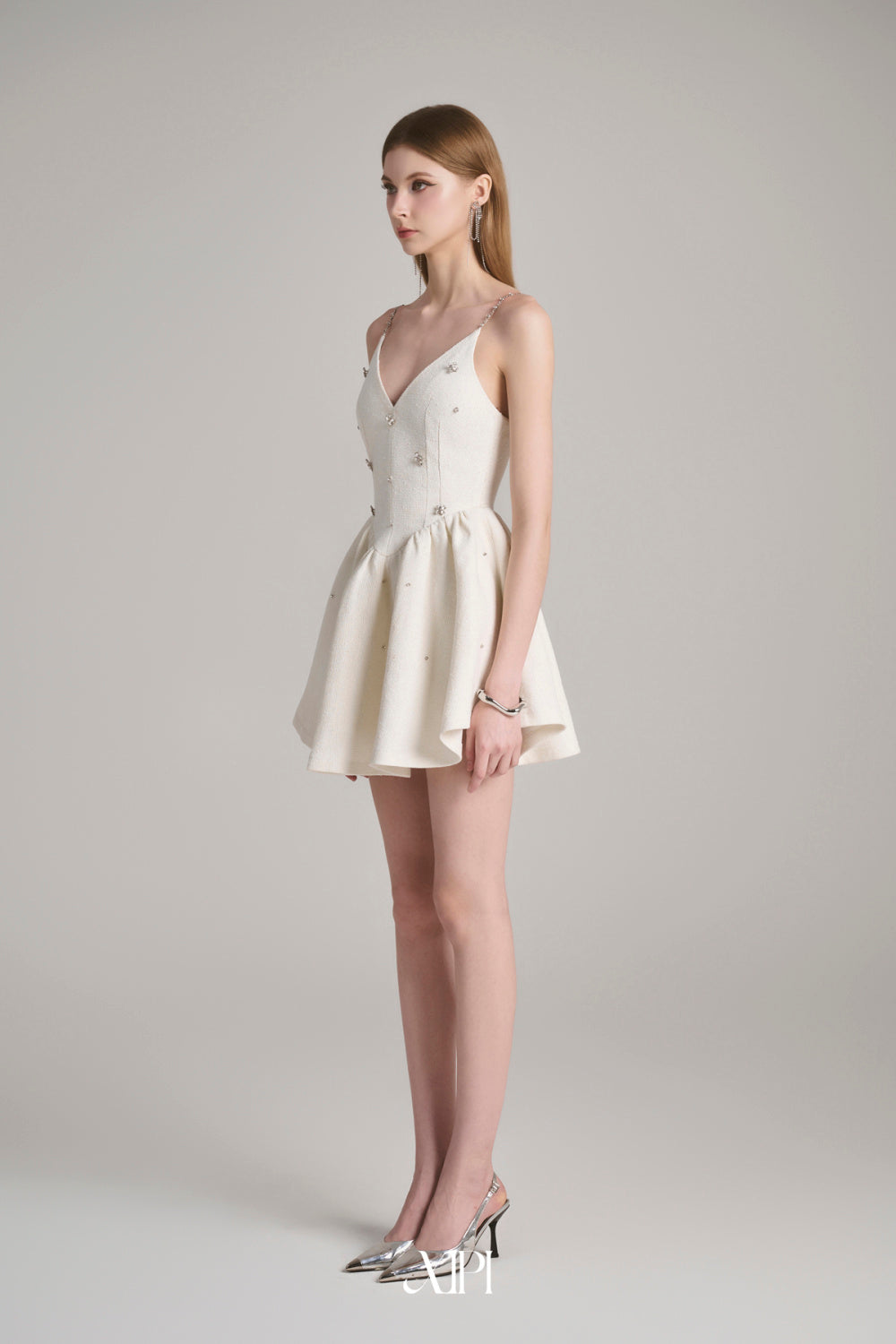 Xipi White Angela Mini Dress