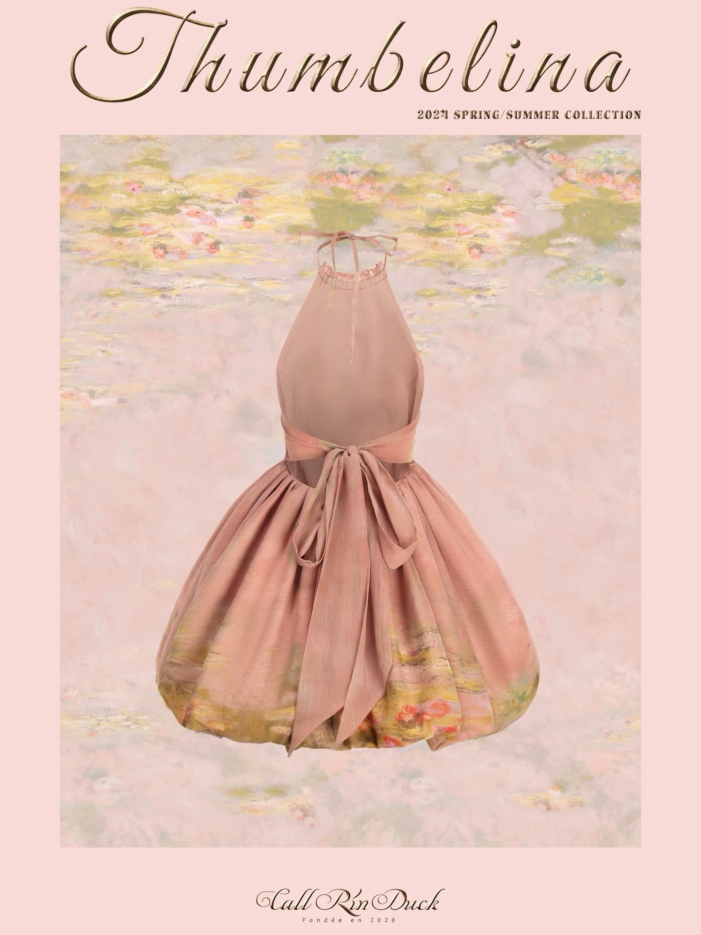 CALLRINDUCK Hanging Neck Mini Dress （Sales）