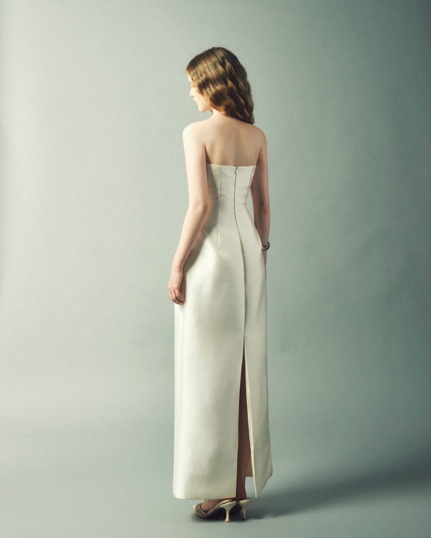 DELICIAE Wite Stain Ilay Maxi Dress