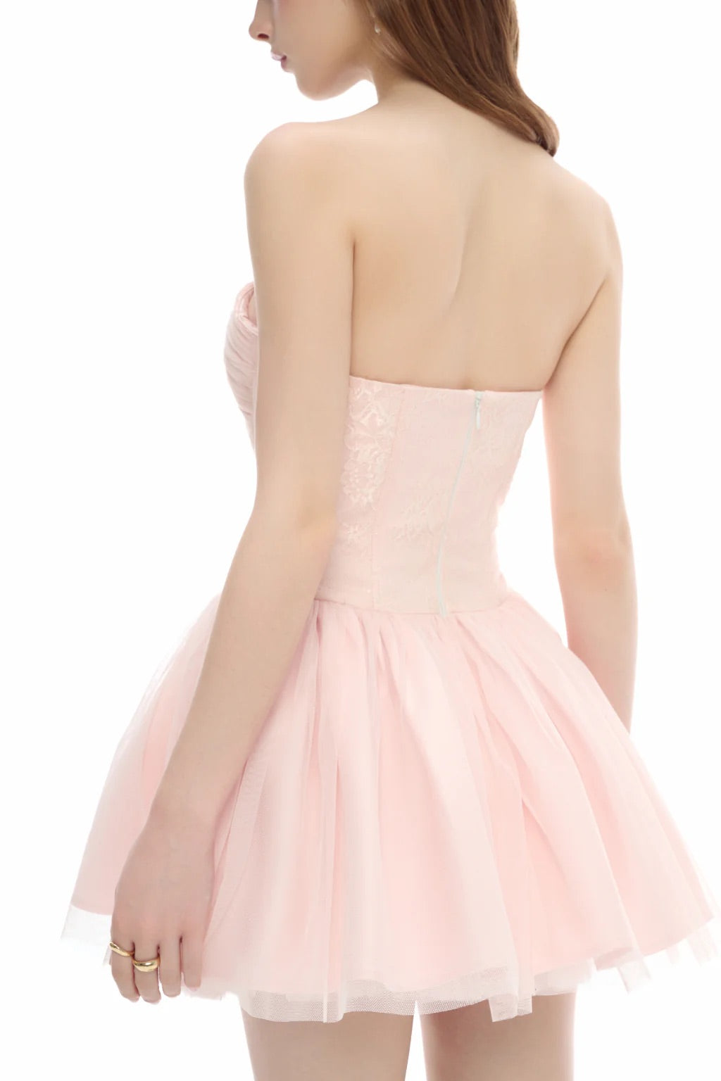 JUBIN Pink Baby Mini Dress