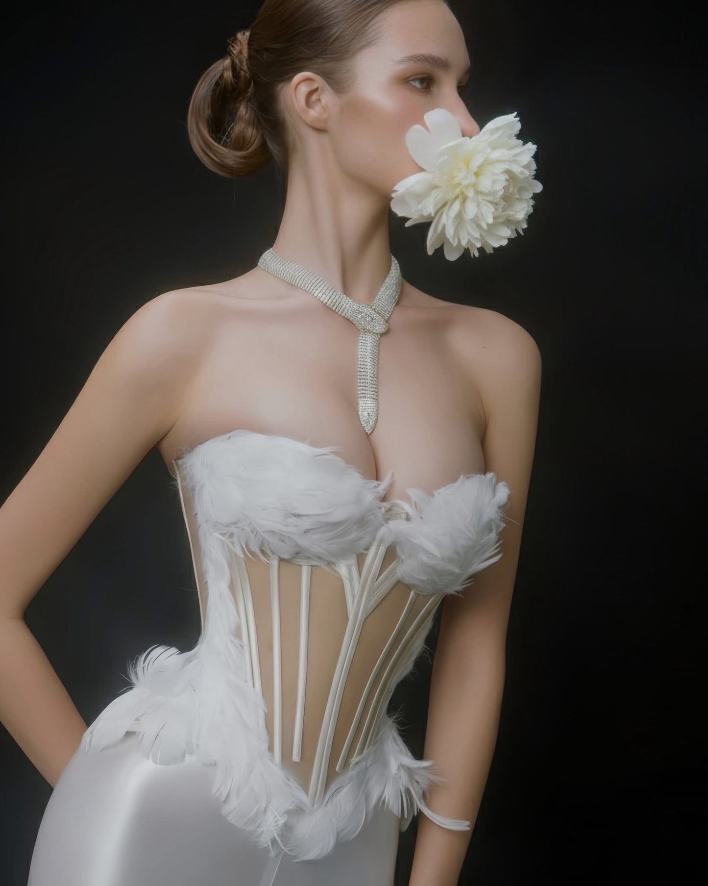 MAEL FEMME Sexy Vacation White Zeny Top & Biony Pants