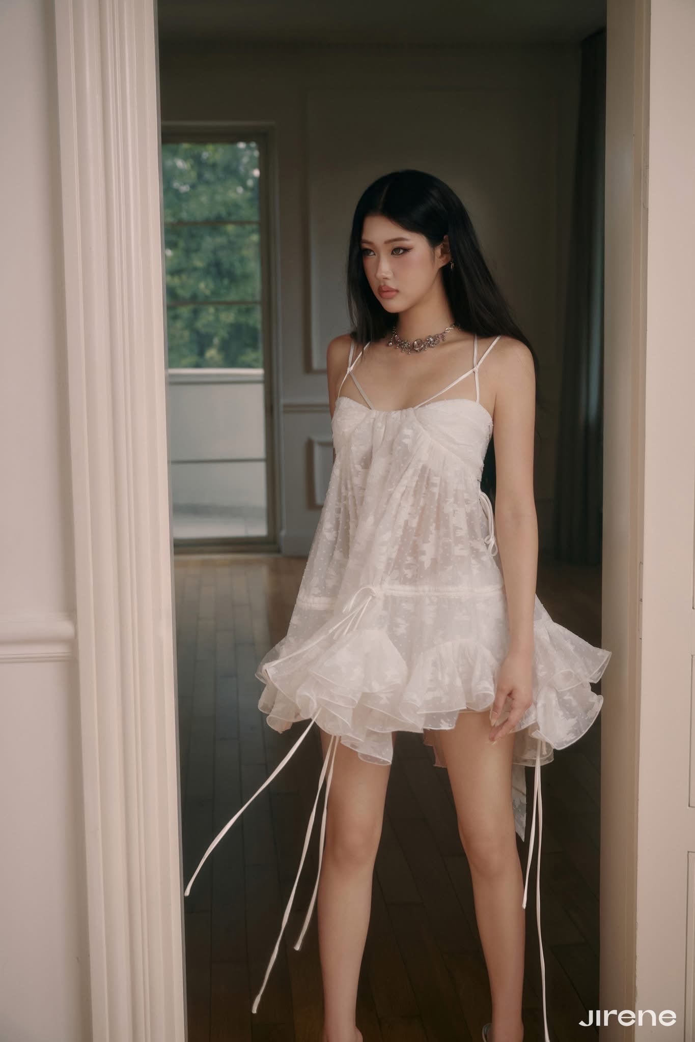JIRENE White Wink Mini Dress