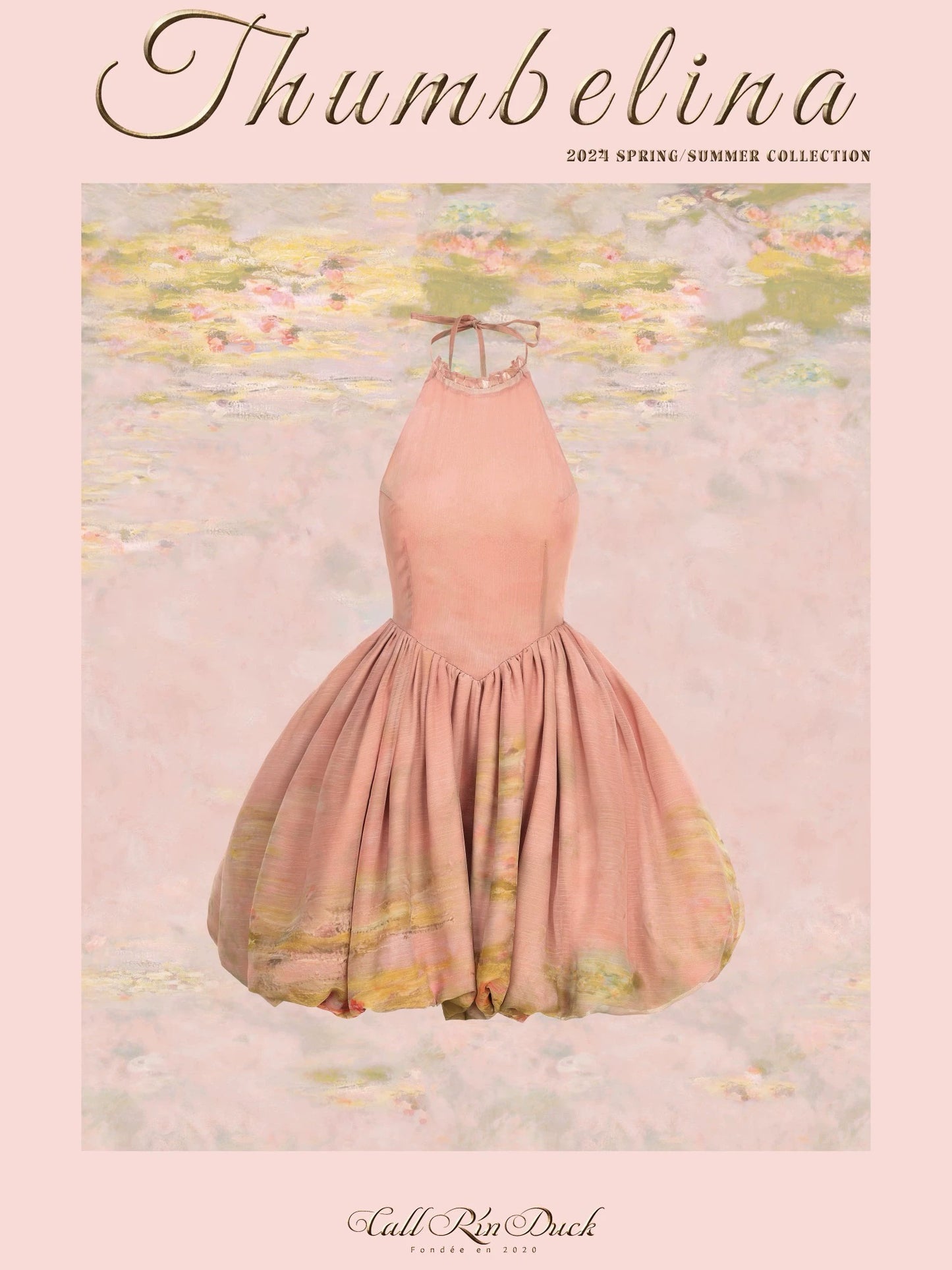 CALLRINDUCK Hanging Neck Mini Dress （Sales）