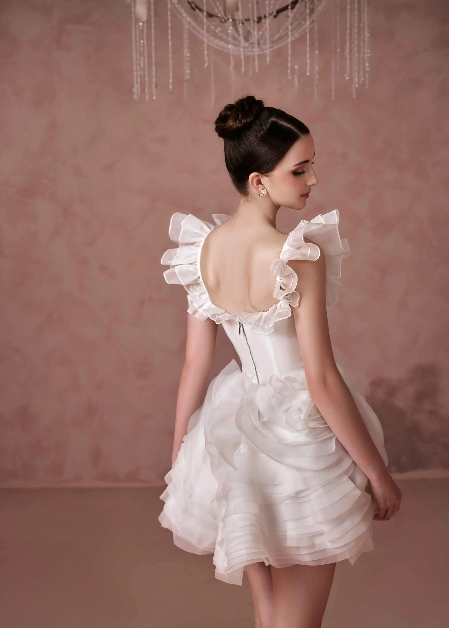 Sissy Nation White Kiss From A Rose Mini Dress