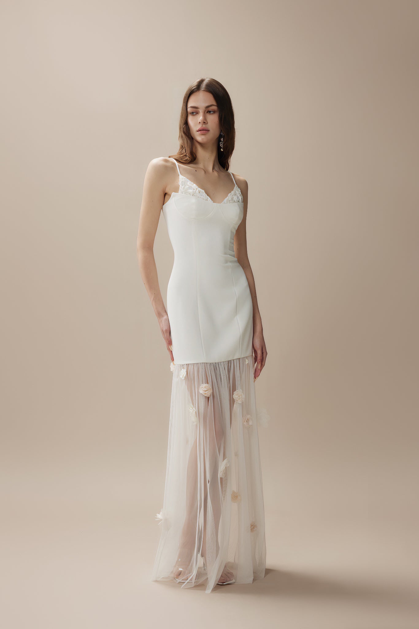 FA SOGNO White Maxi Dress