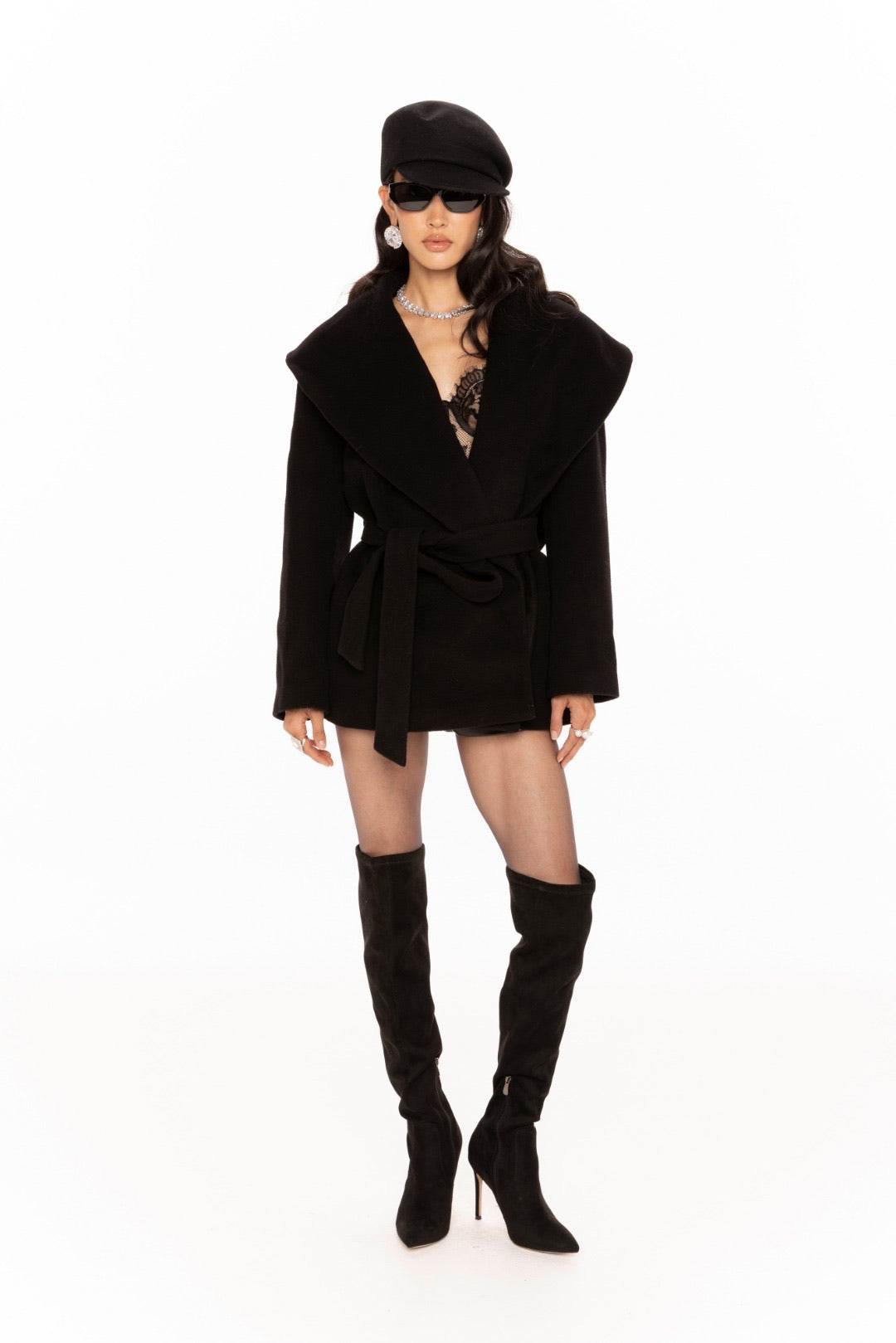 Nana Jacqueline Wool Bow Coat