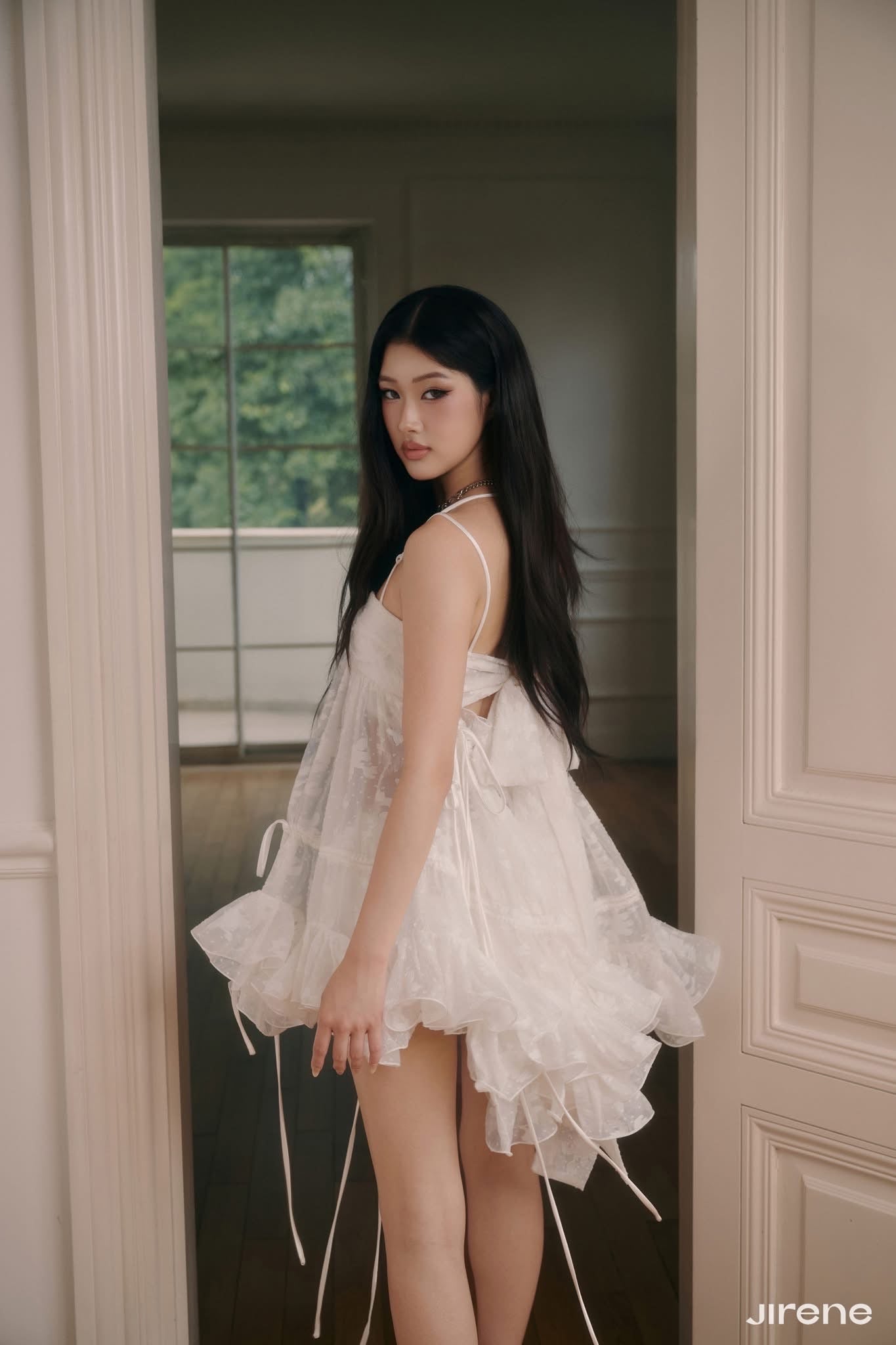 JIRENE White Wink Mini Dress