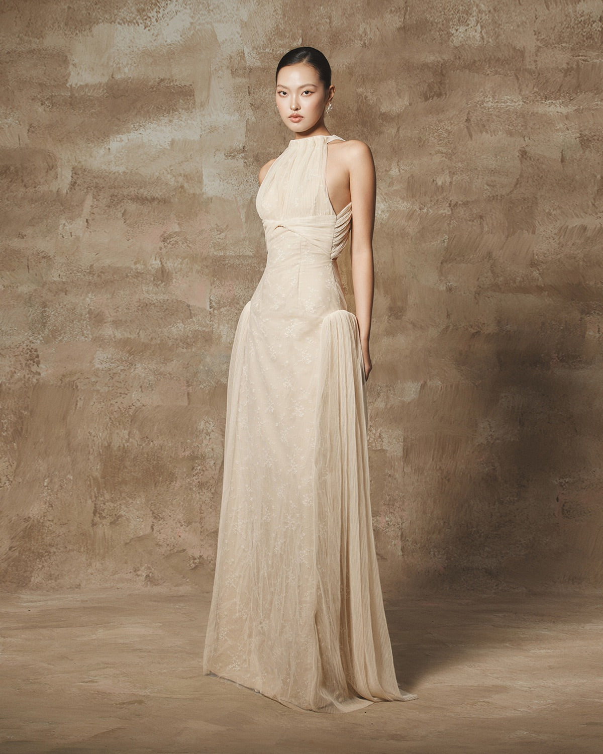 BYDI Fairycore Elegant White Monde Maxi Dress