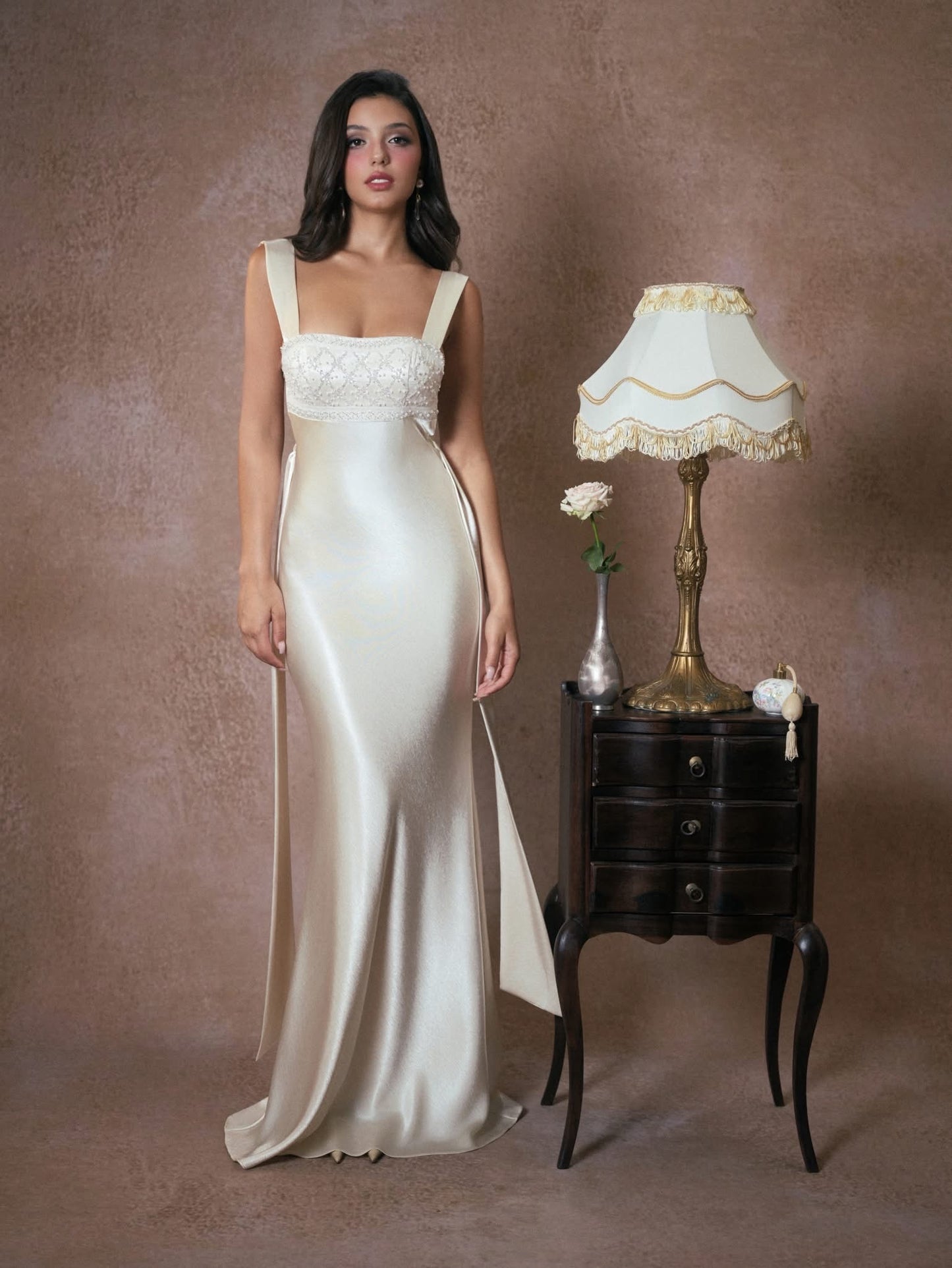 KISSERINE ATELIER Elegant Fairycore Blue Gown Renaisee Maxi Dress