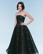 Black Lace Alyssa Midi Dress
