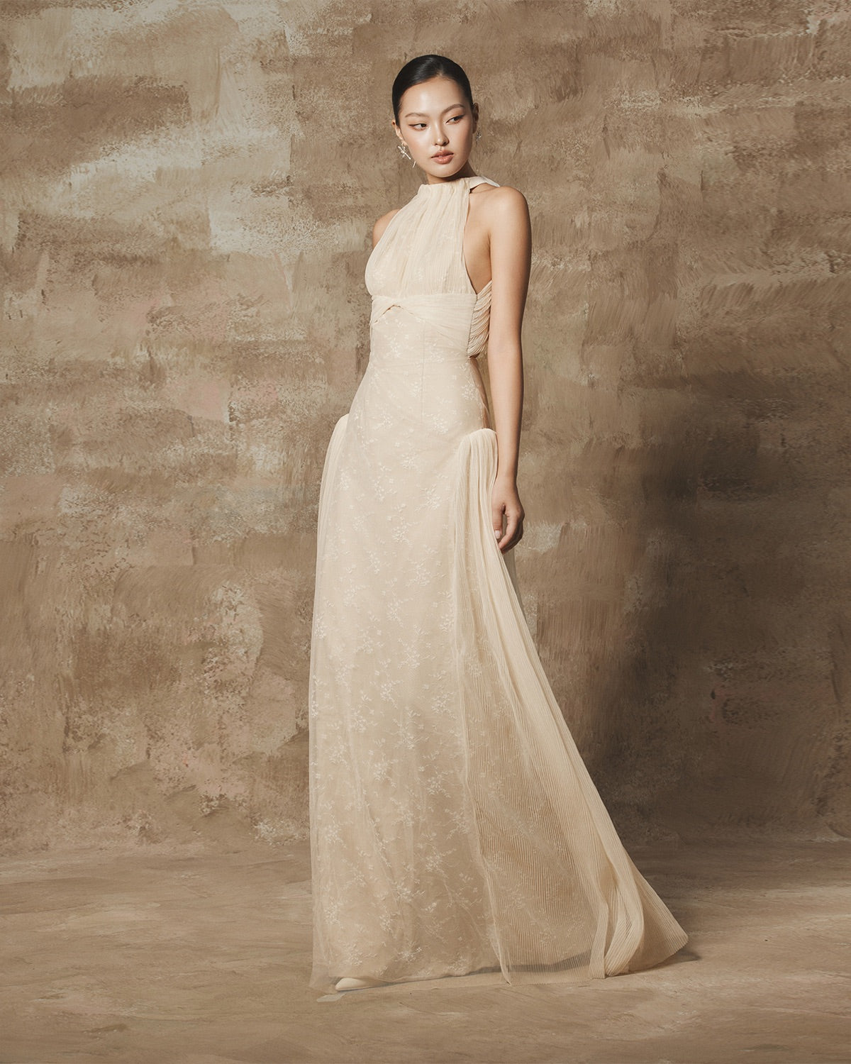 BYDI Fairycore Elegant White Monde Maxi Dress