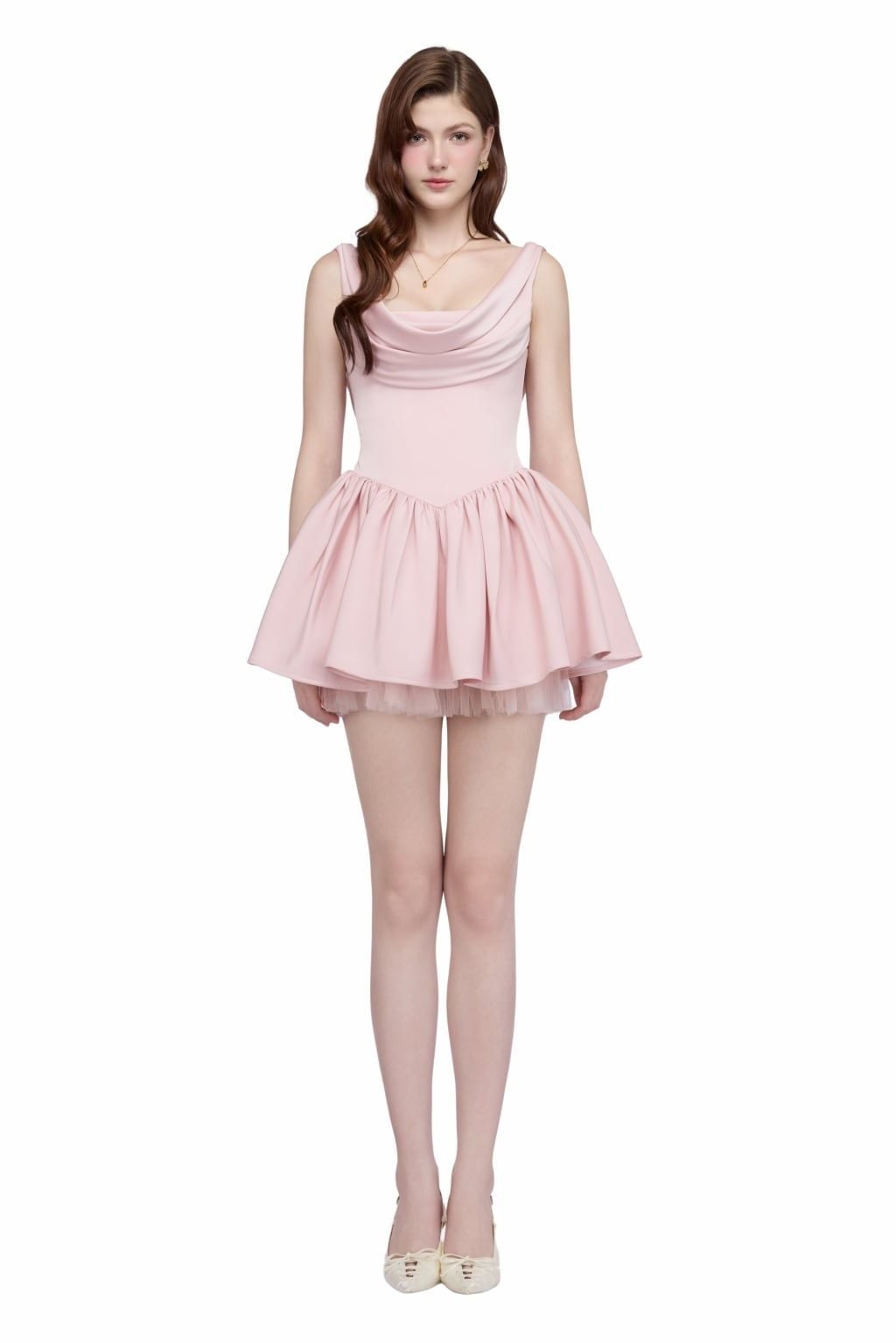 JUBIN Pink Babette Mini Dress