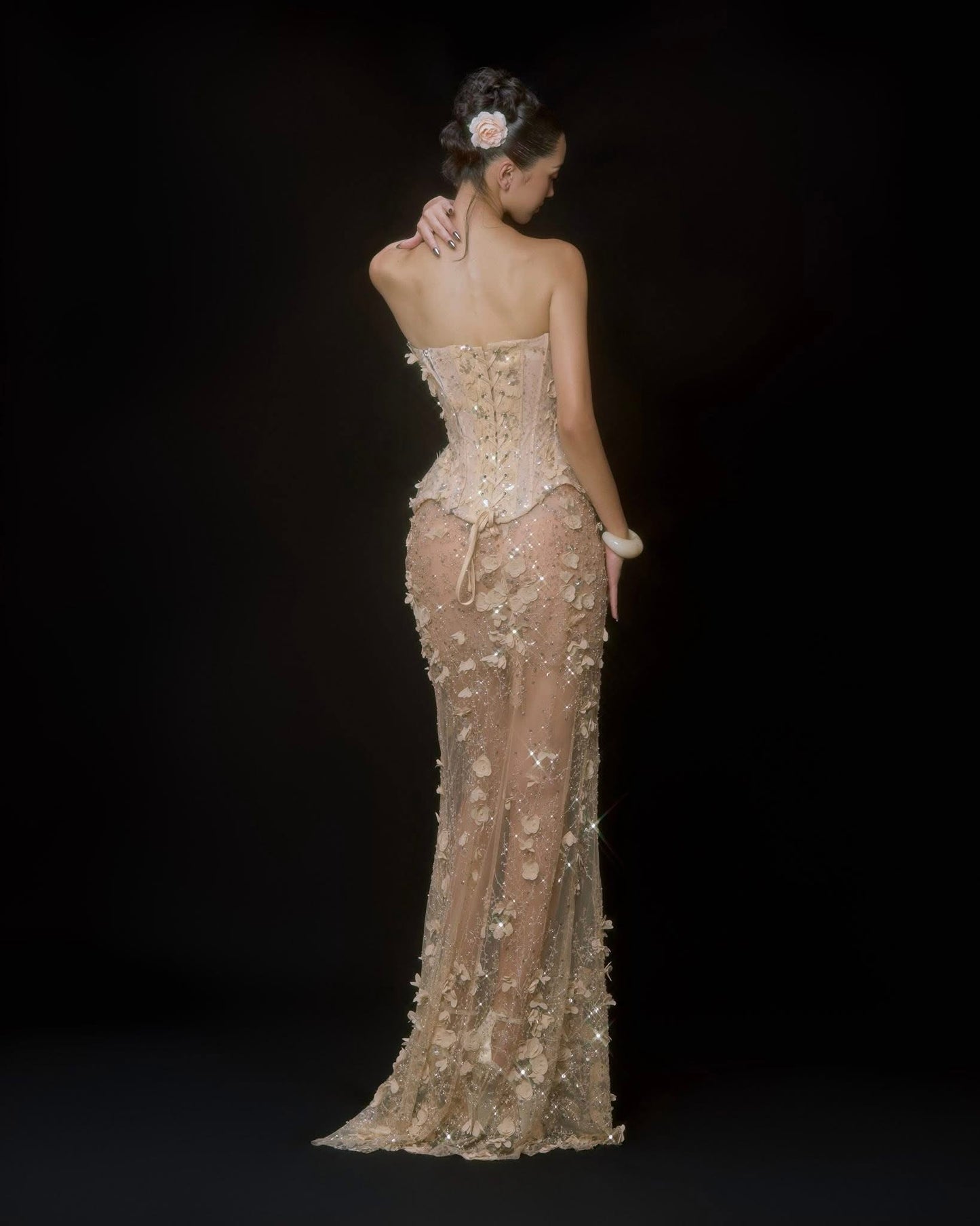 MAEL FEMME Sexy Vacation Cream Feya Top & Lelaya Skirt