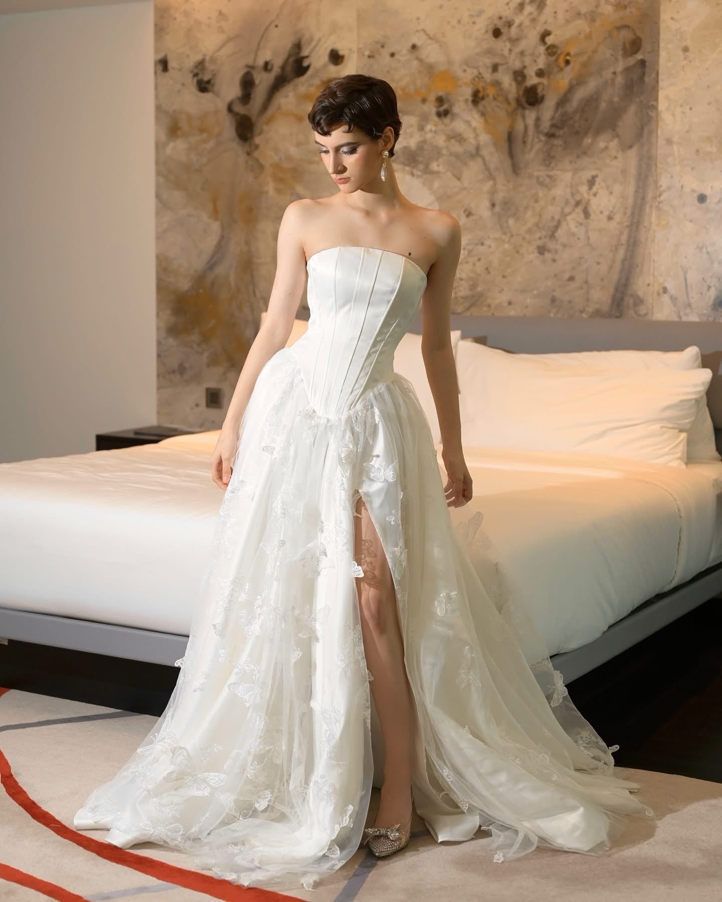 KATHY ATELIER Butterfly Princess Maxi Dress