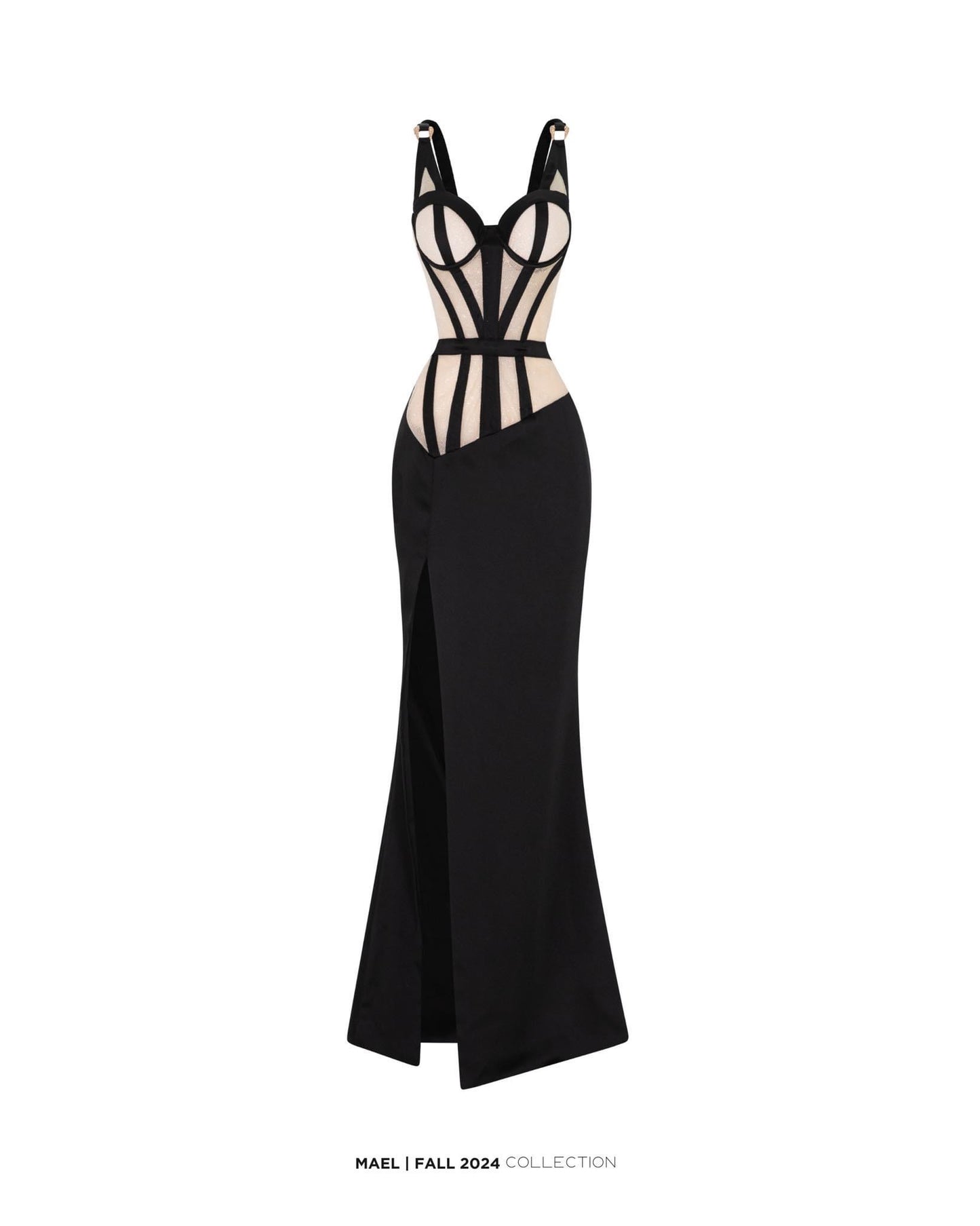 MAEL FEMME BLACK MAXI DRESS