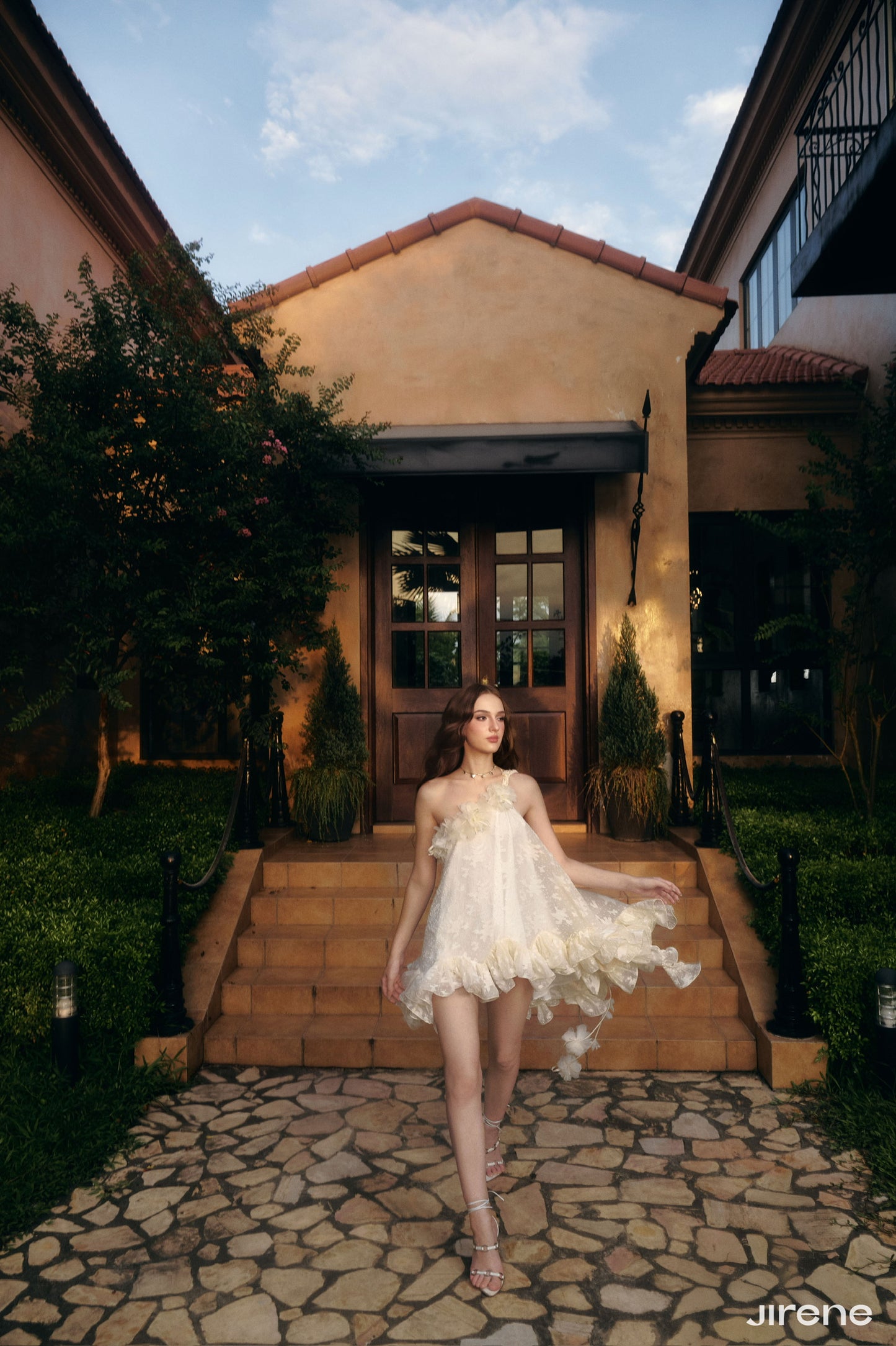 JIRENE White Pixie Mini Dress