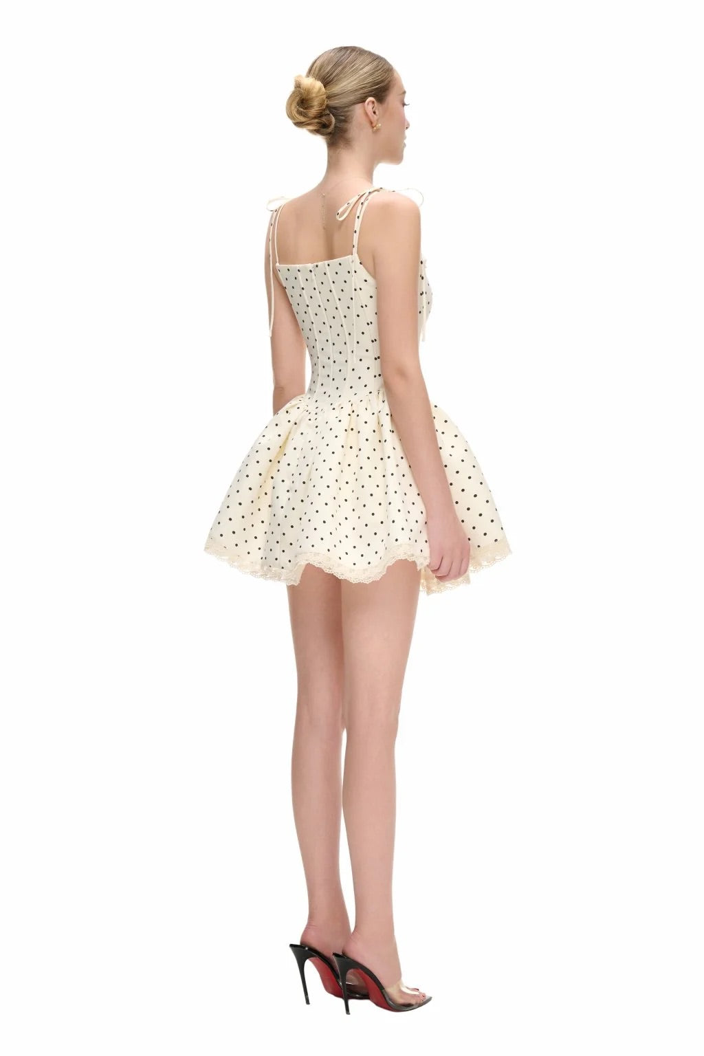 JUBIN White Bebe Mini Dress