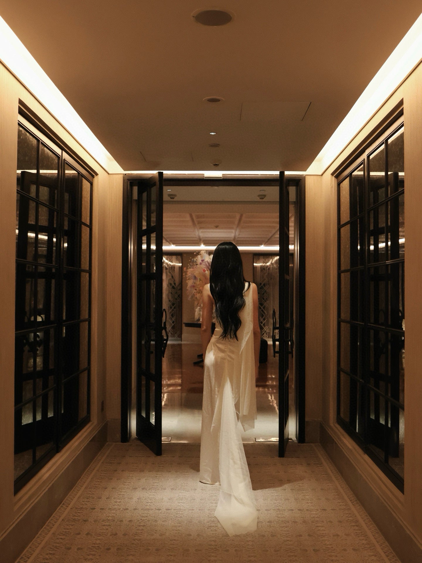 CROWCREW White Evening Maxi Dress