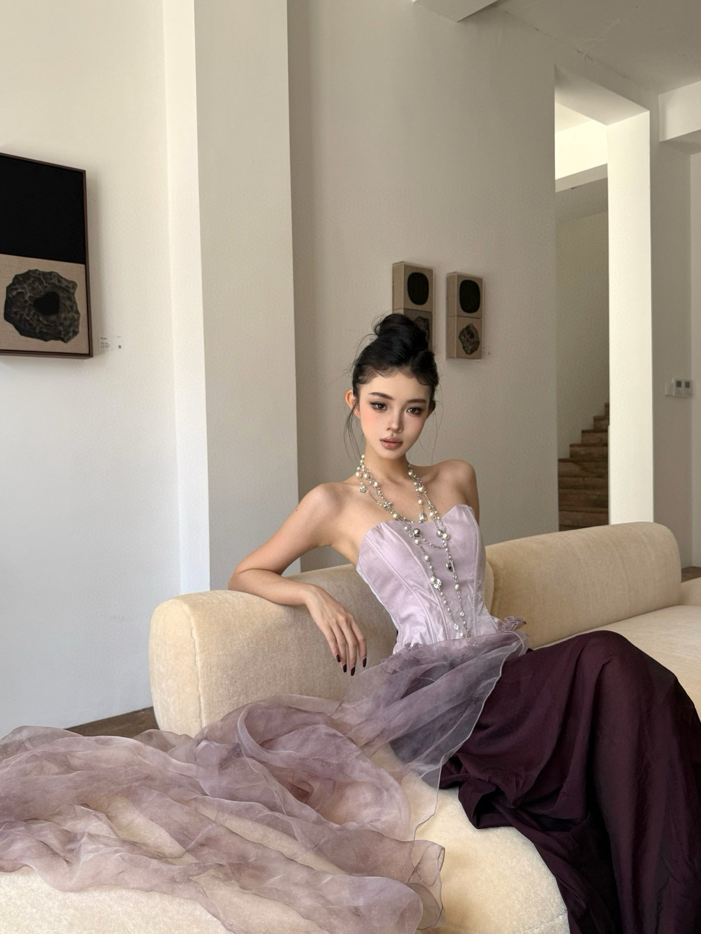 CROWCREW Purple Maxi Dress