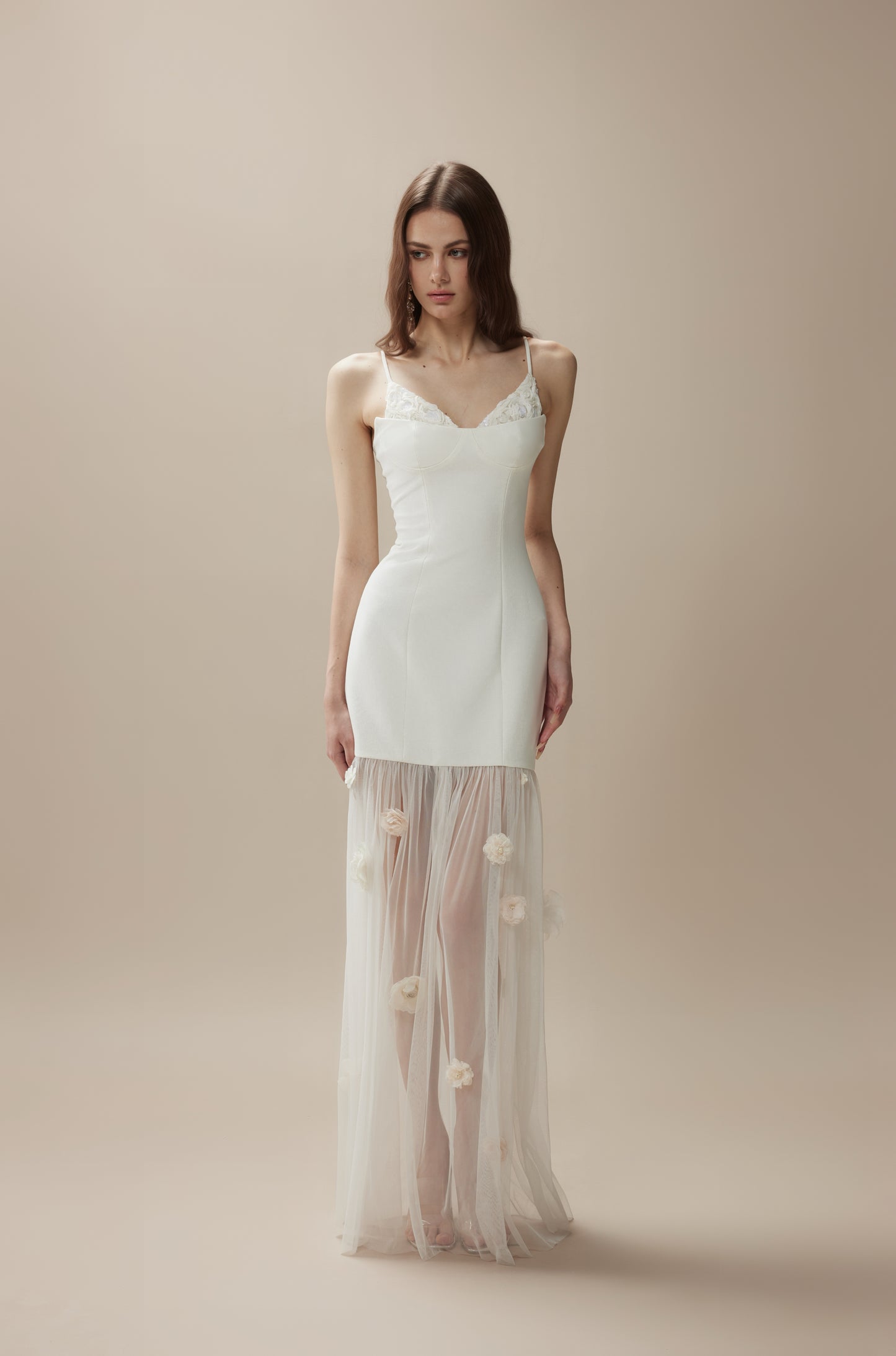 FA SOGNO White Maxi Dress