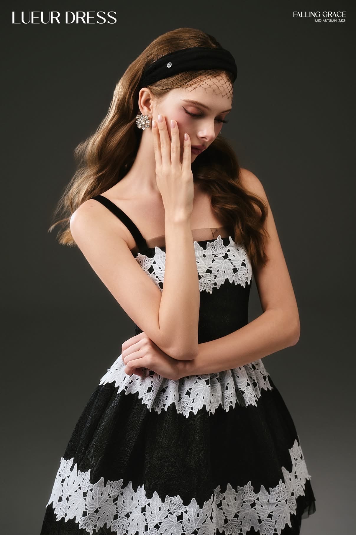 XIPI Black Elegant Lueur Mini Dresss
