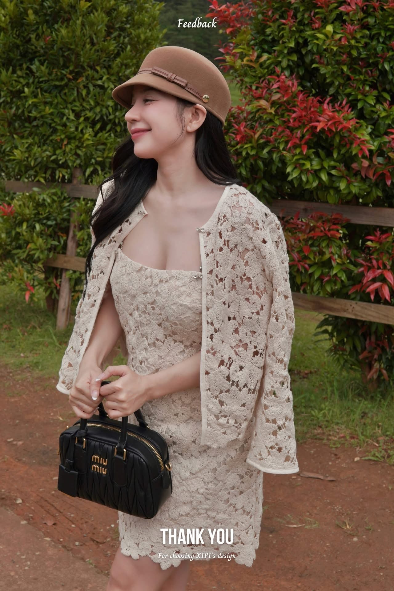 XIPI Yellow Cream Flossie Set Mini Dress Jacket