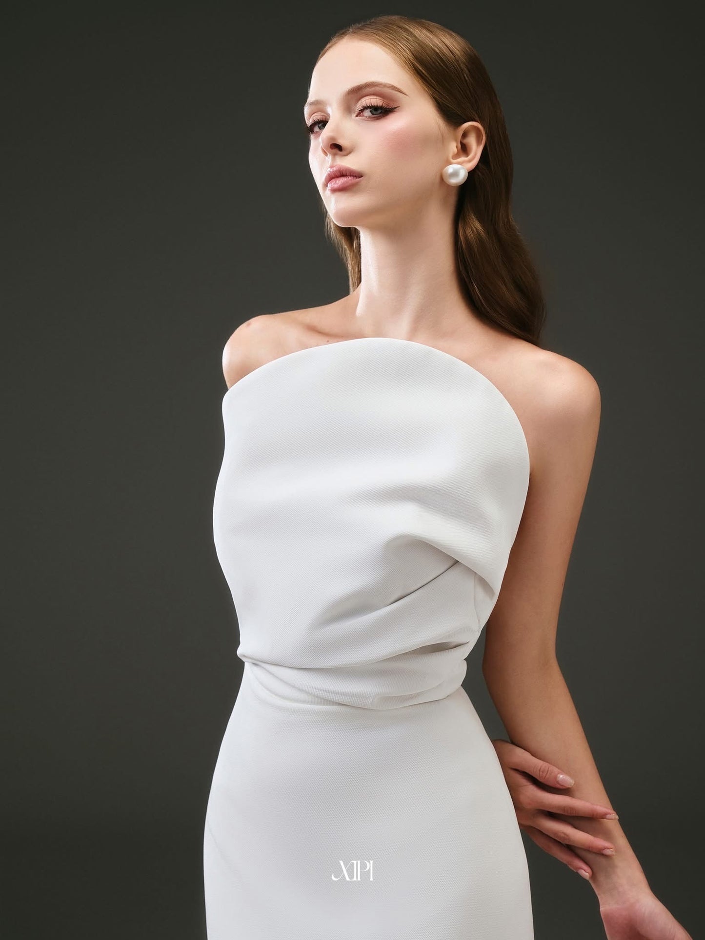 XIPI White Lilou Maxi Dress