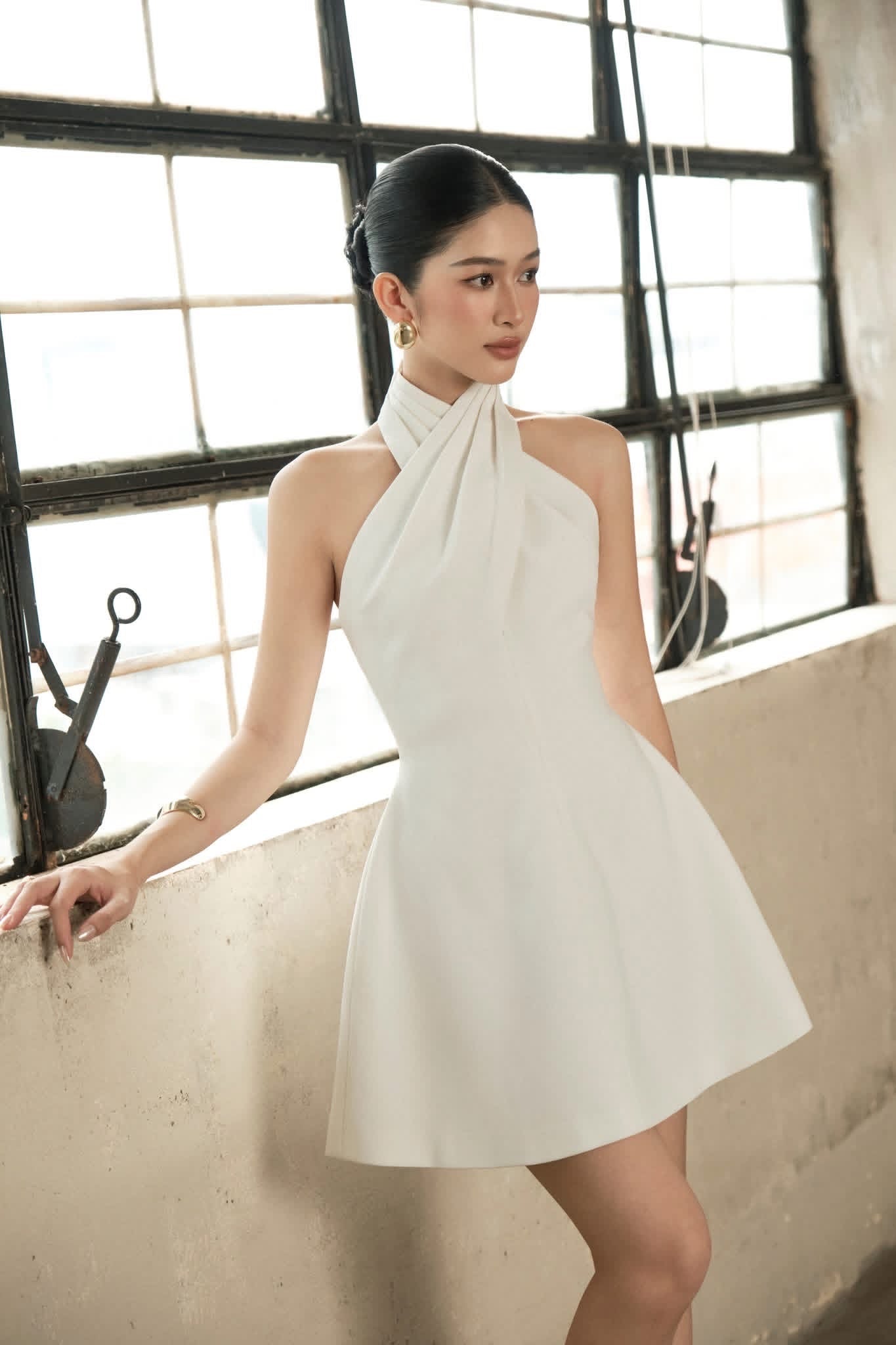 DELICIAE White Kira Mini Dress