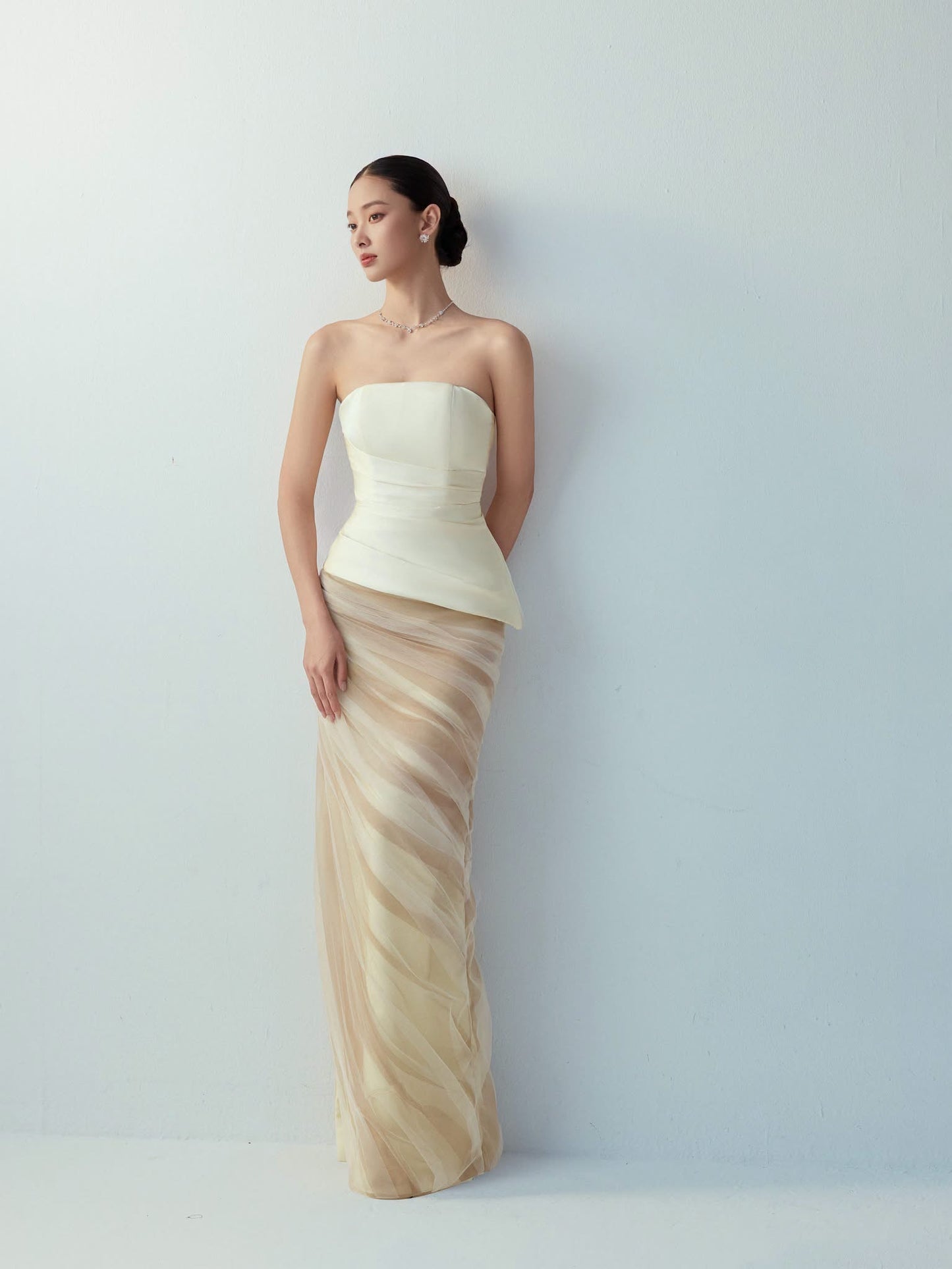 BYDI Elegant Vacation White Sela Maxi Dress