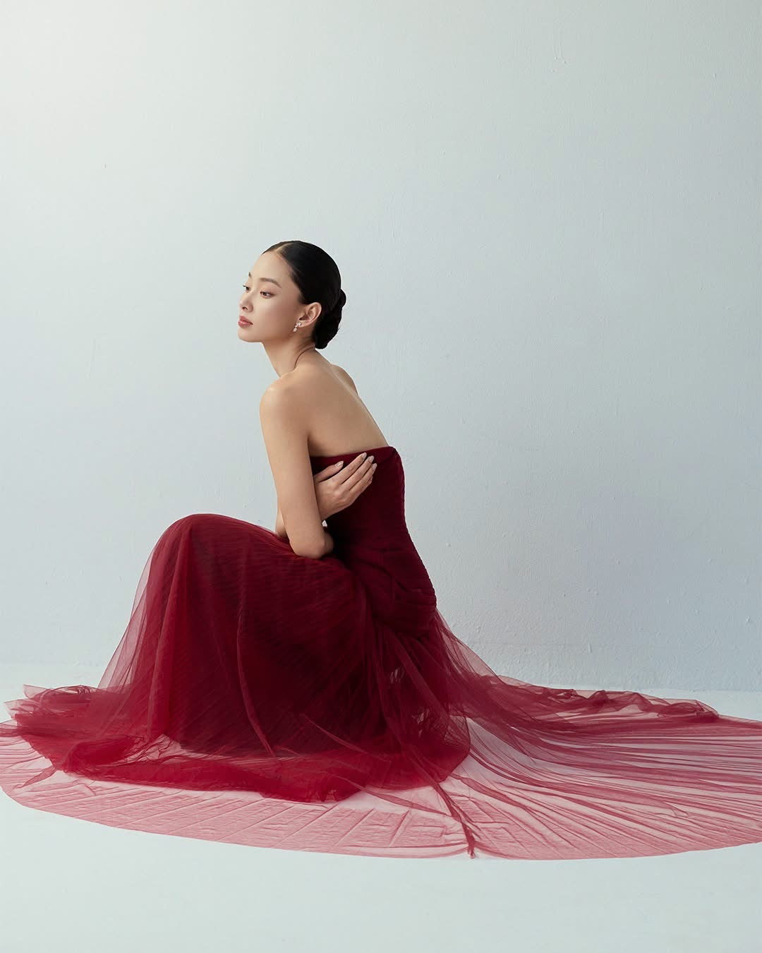 BYDI Elegant Vacation Red Iva Maxi Dress