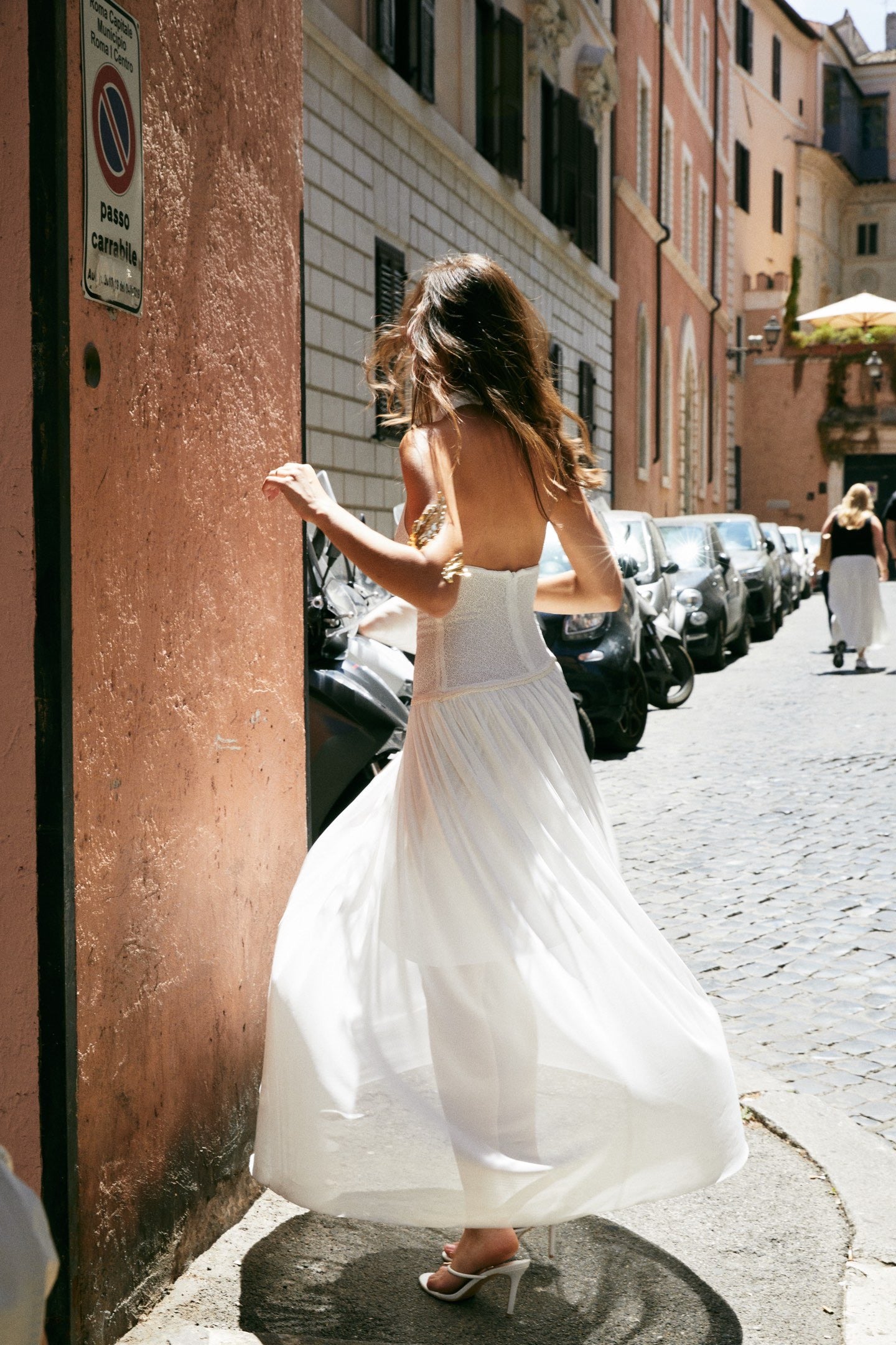 MINPURA White Elegant Maxi Dress