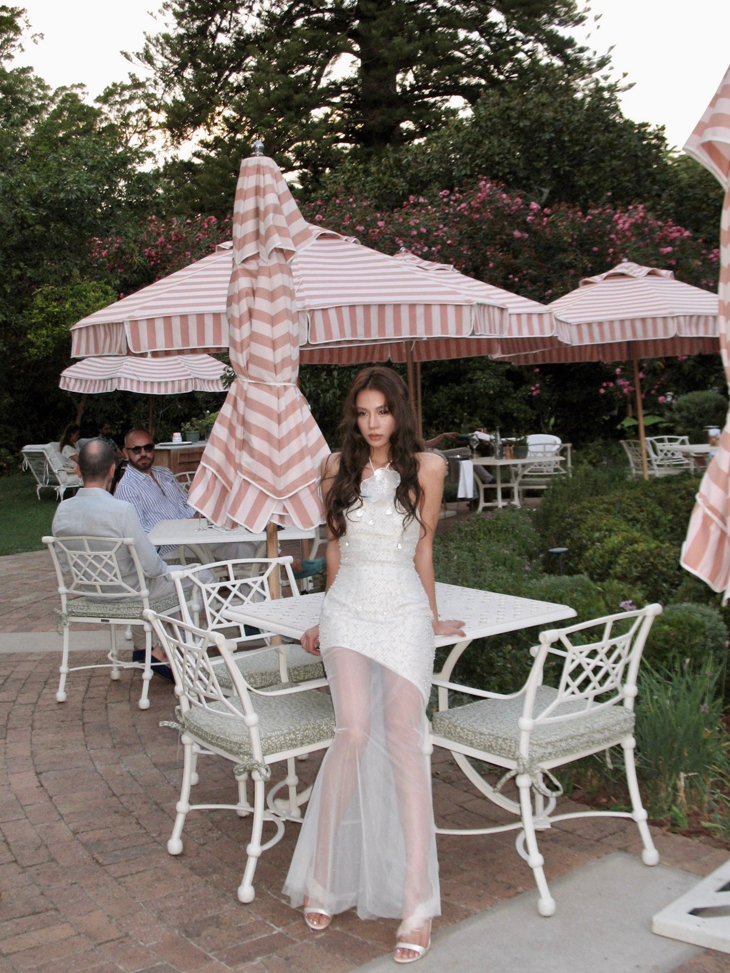 MIN PURA White Vacation Sweet Raintree Maxi Dress