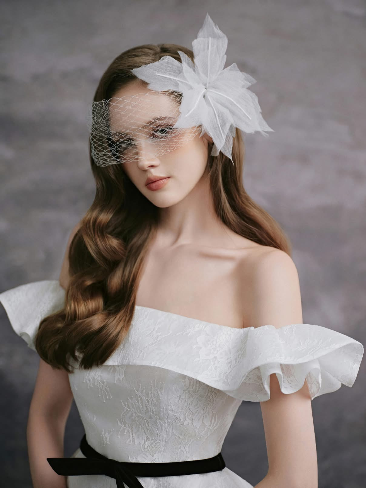 DELICATE White Kelly Top & Skirt