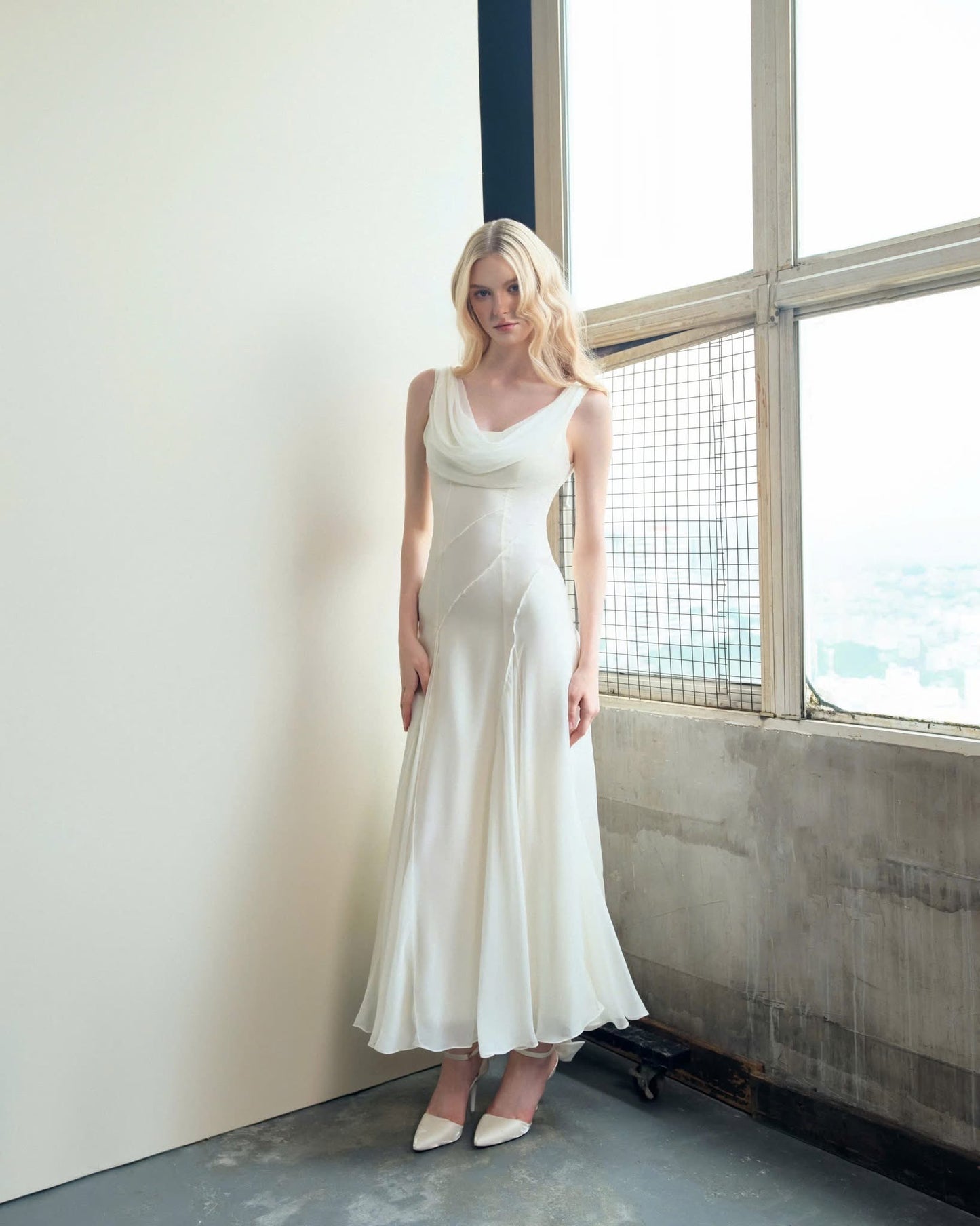ENUFF White Lys Maxi Dress