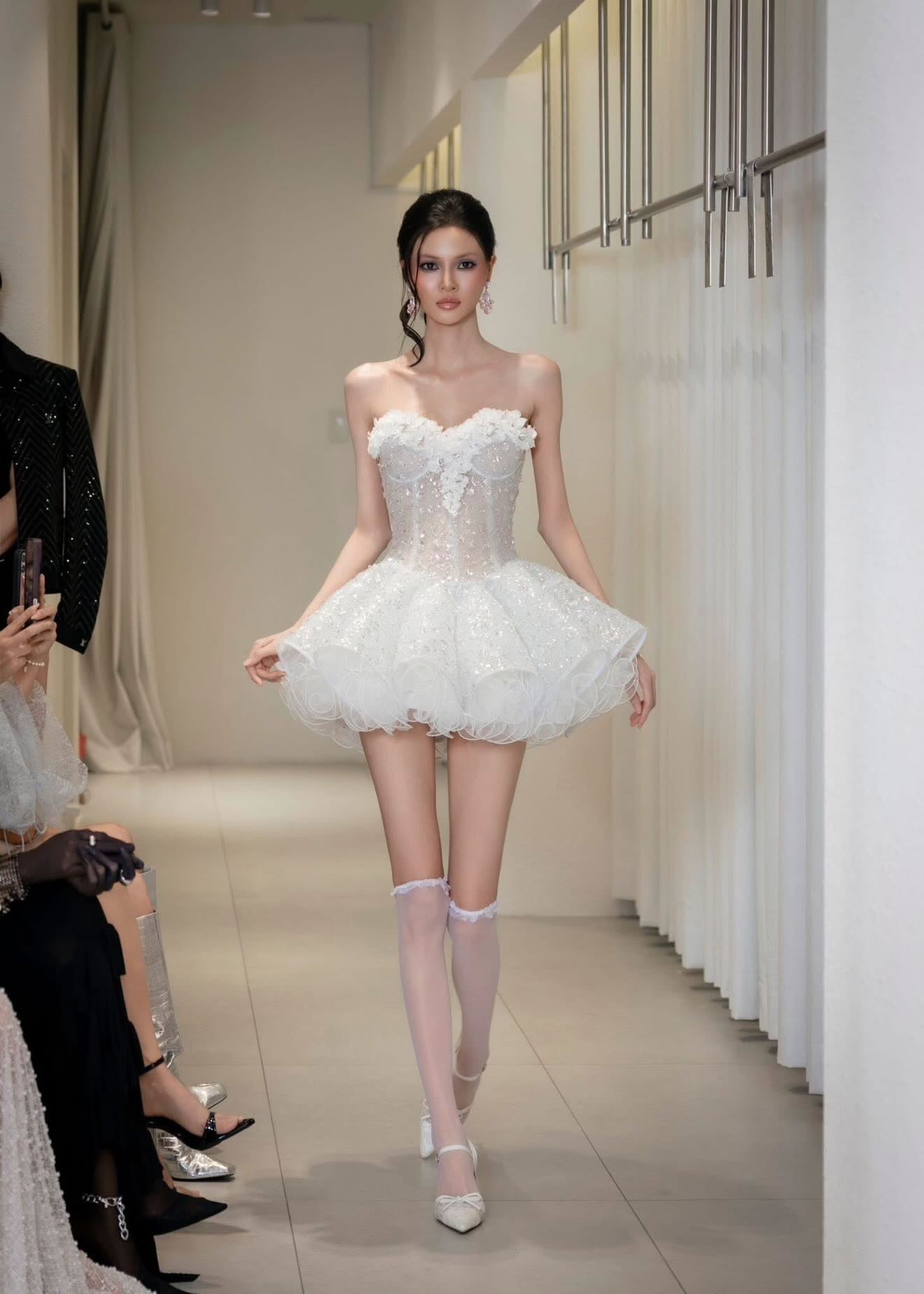 JENEA BY JENNY Sweet Vacation White Bliss Mini Dress