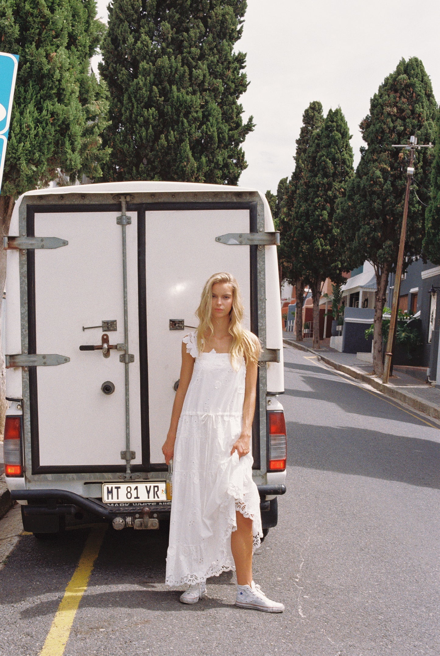 MIN PURA White Vacation Sweet Lerato Maxi Dress