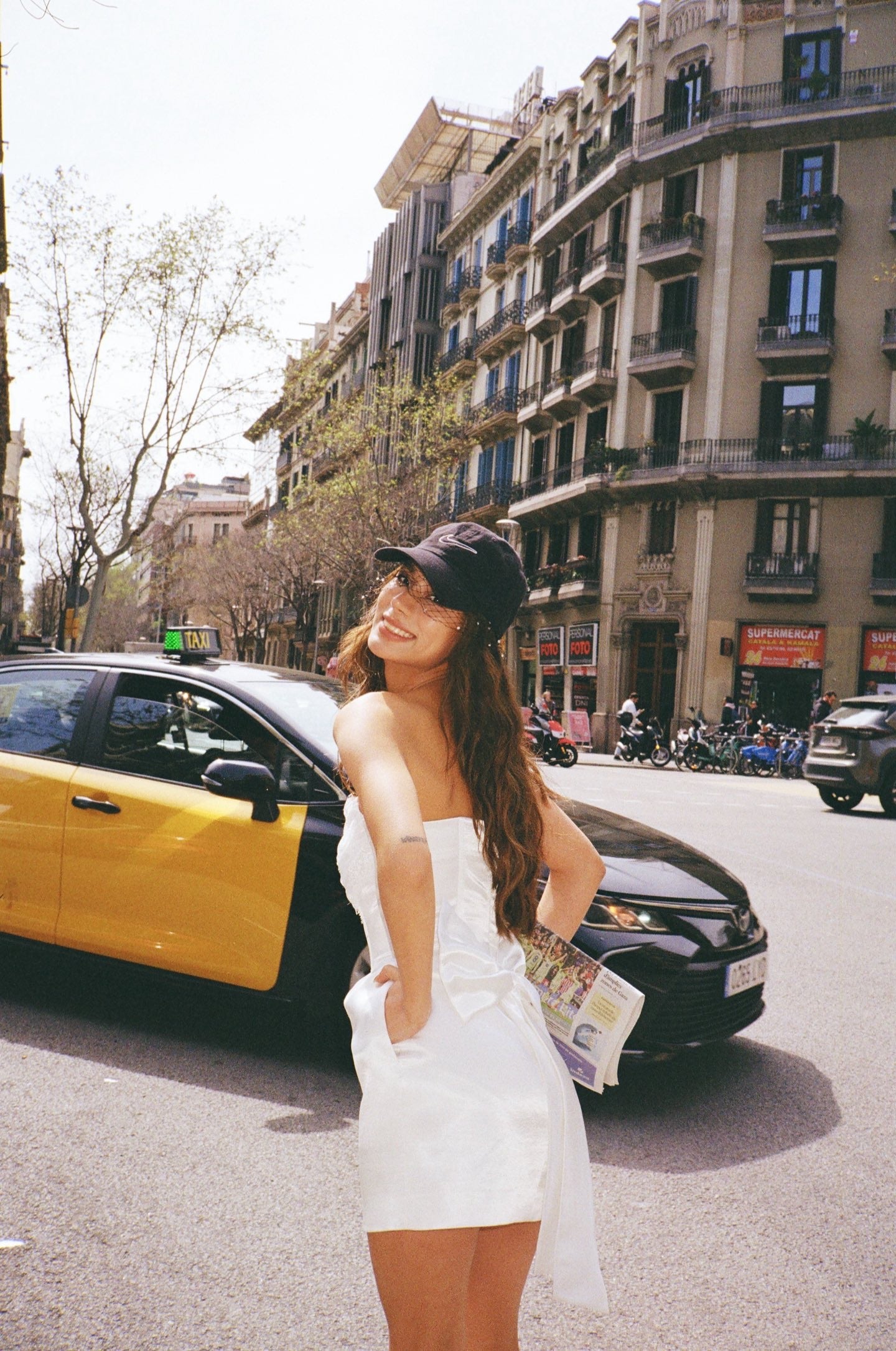 MINPURA White Lace Mini Dress