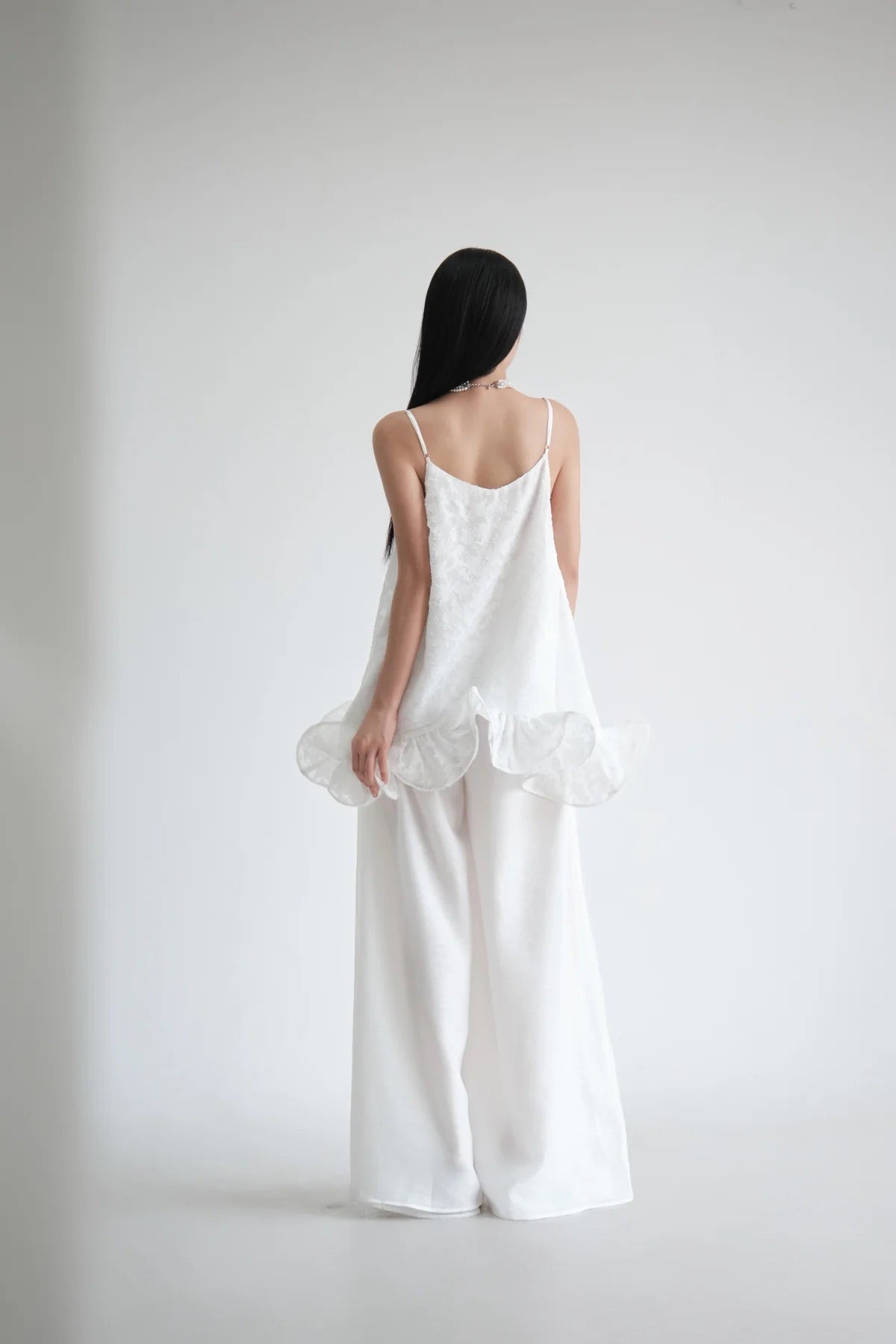 DELICIAE White Cherie Top & Pants