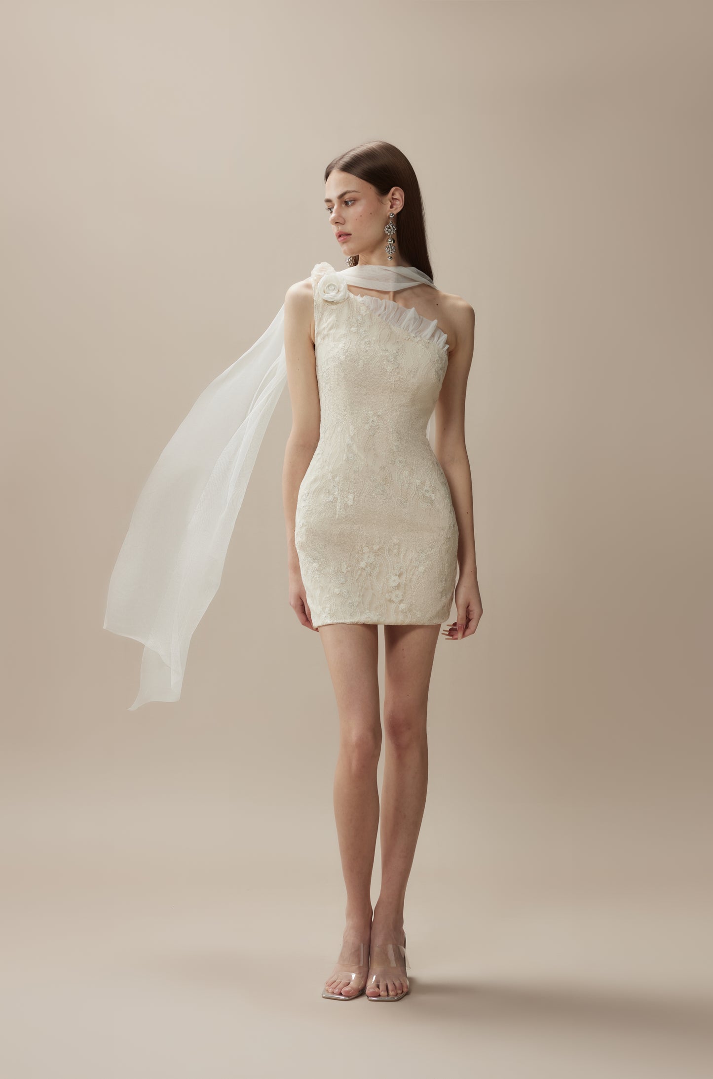 FA SOGNO White Mini Dress