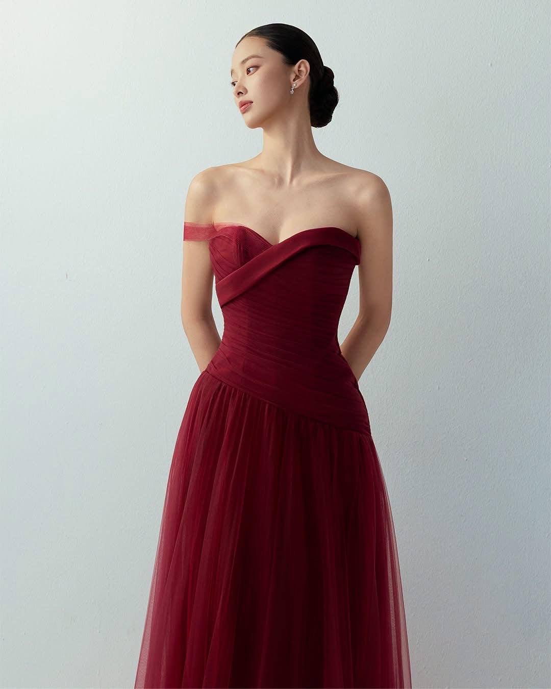 BYDI Elegant Vacation Red Iva Maxi Dress