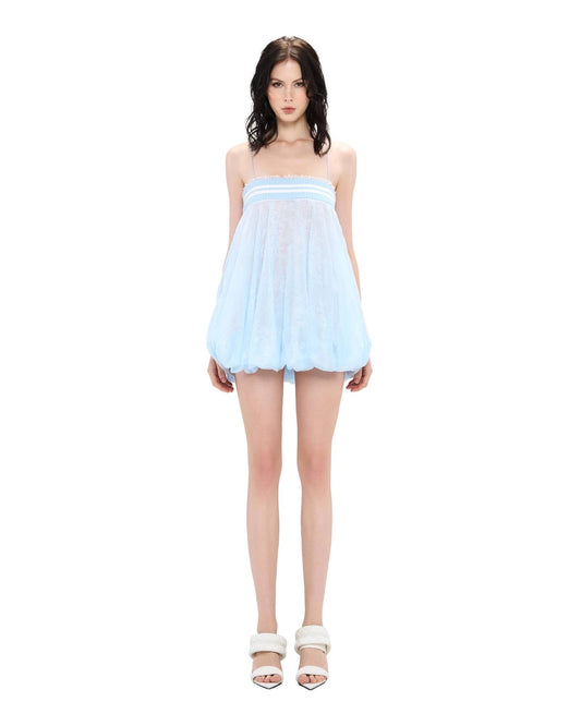 LSOUL Blue Moudy Mini Dress