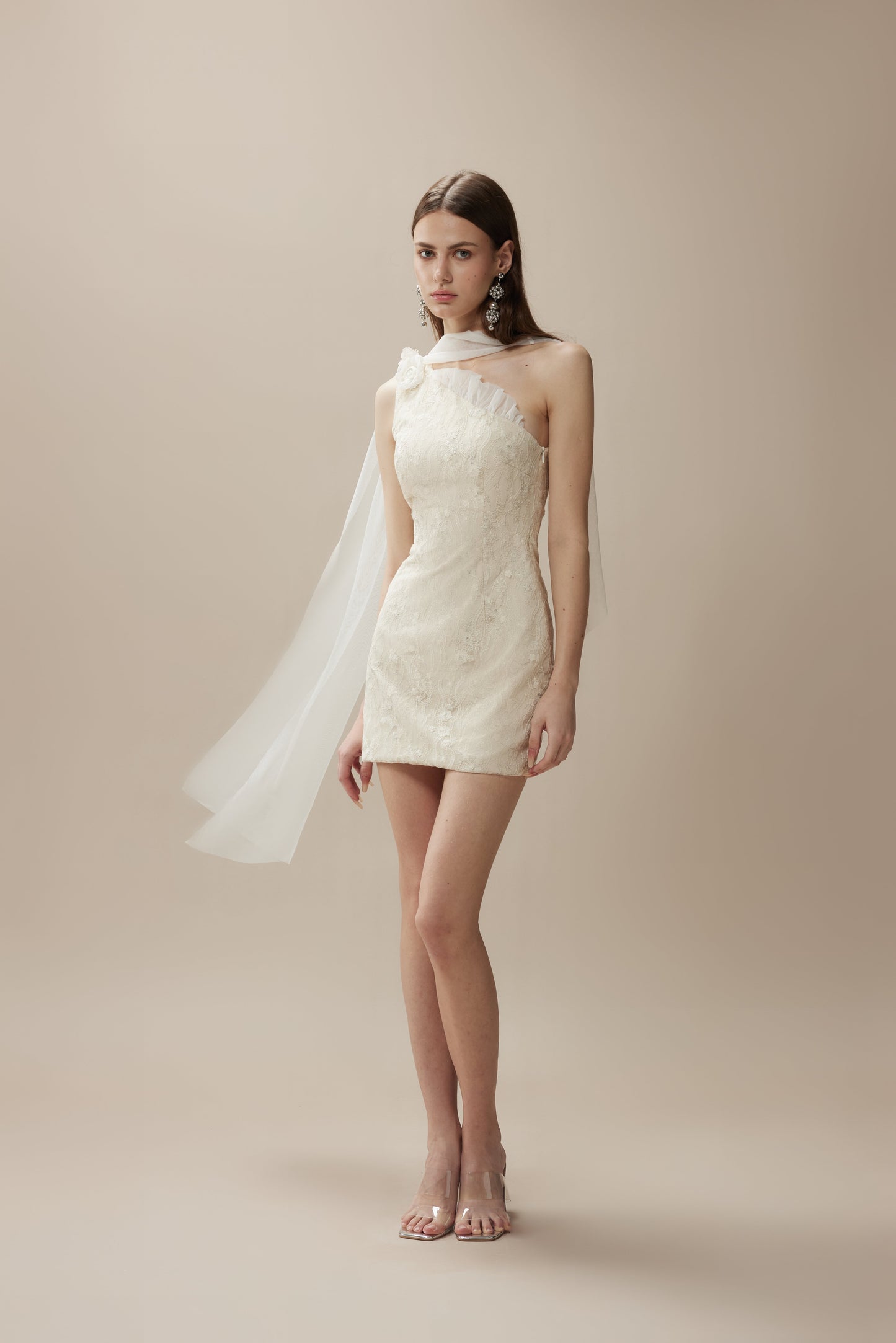 FA SOGNO White Mini Dress
