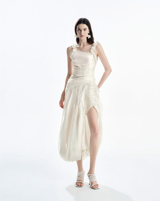 MUSTHAVE White Midi Dress