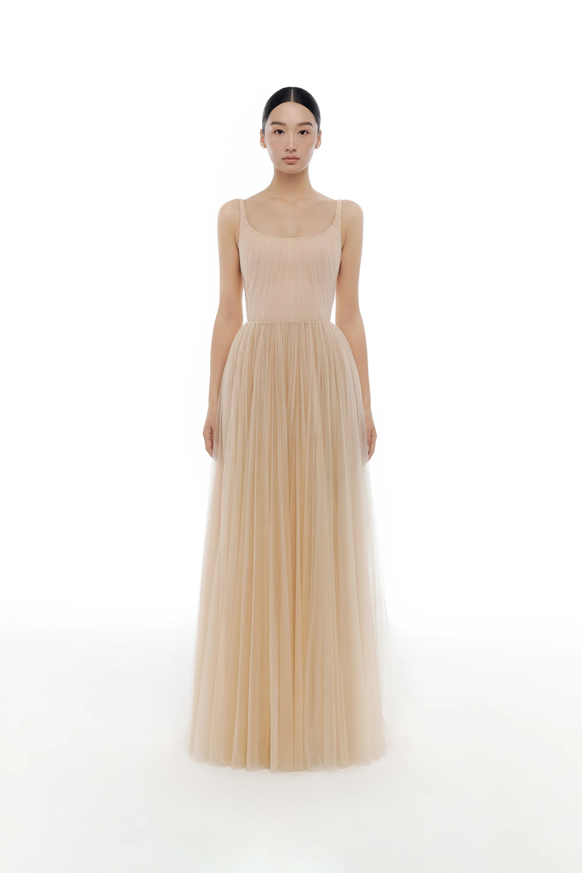 tulle cream dress 'Minimoiselle' Vintage Cream Tulle Mini Dress