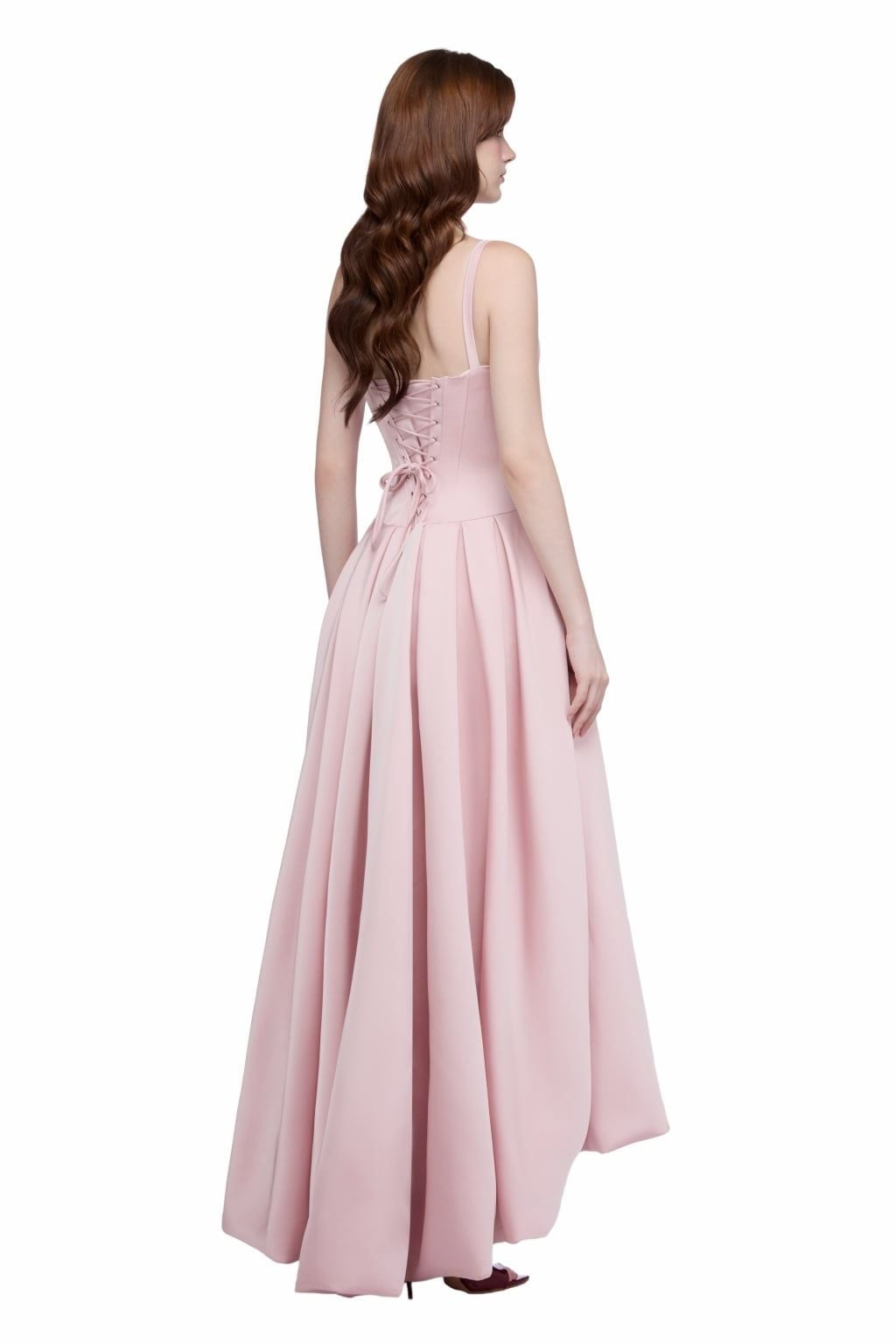 JUBIN Pink Grown Midi Dress