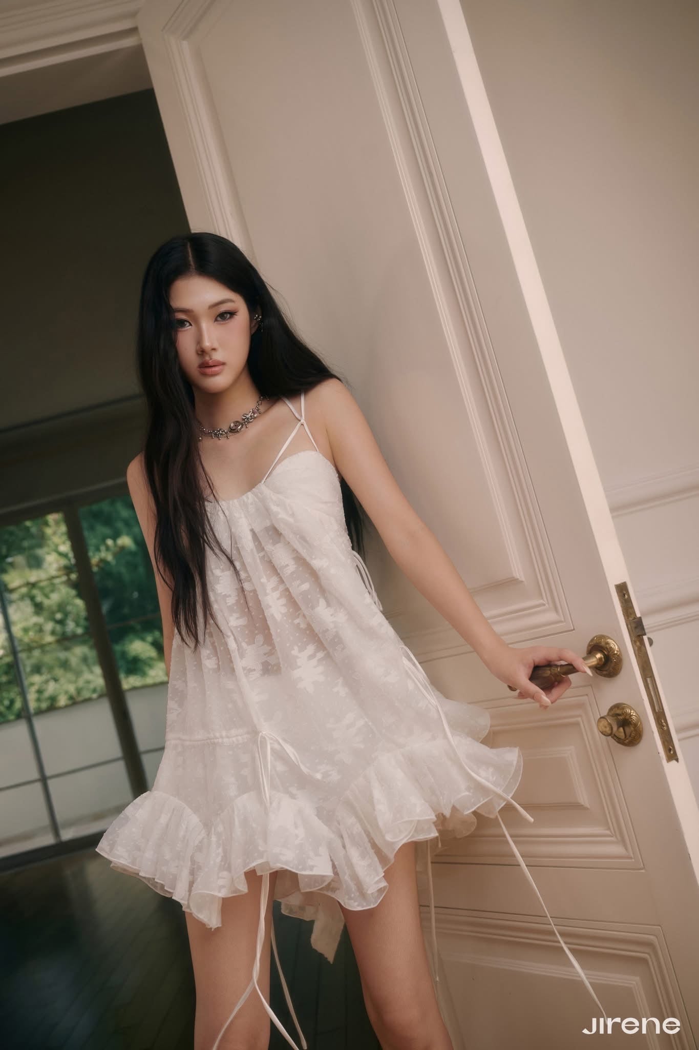 JIRENE White Wink Mini Dress