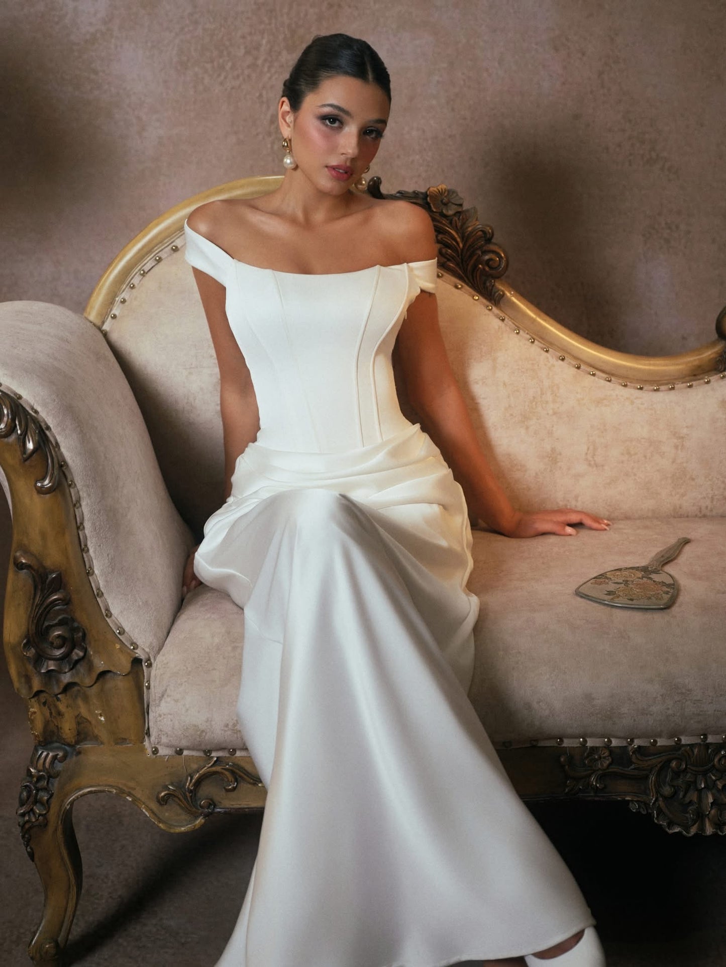 KISSERINE ATELIER Elegant Fairycore White Malena Maxi Dress